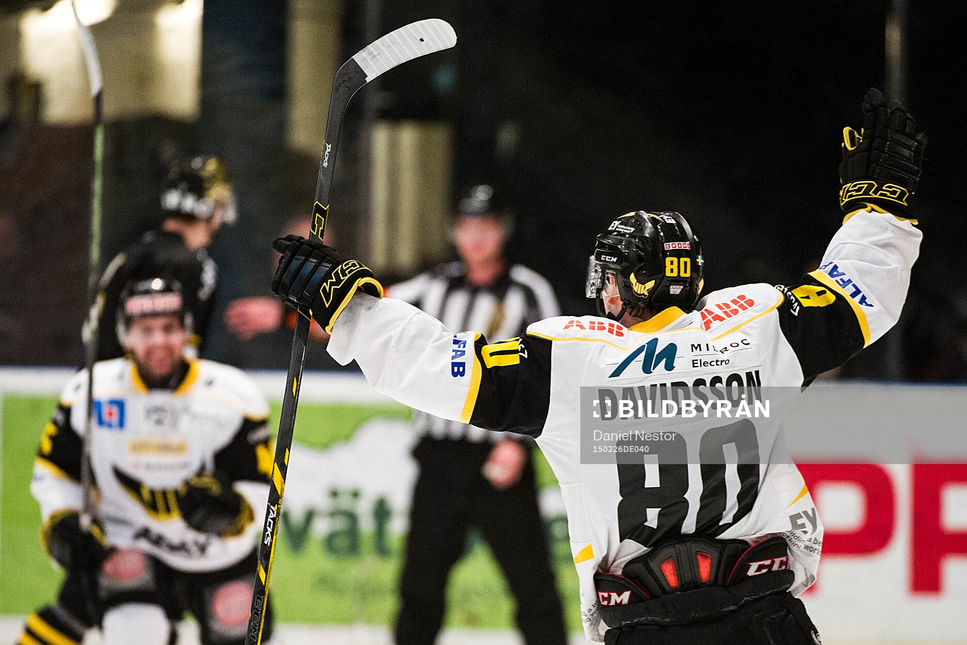 Västerås Eddie Davidsson jublar