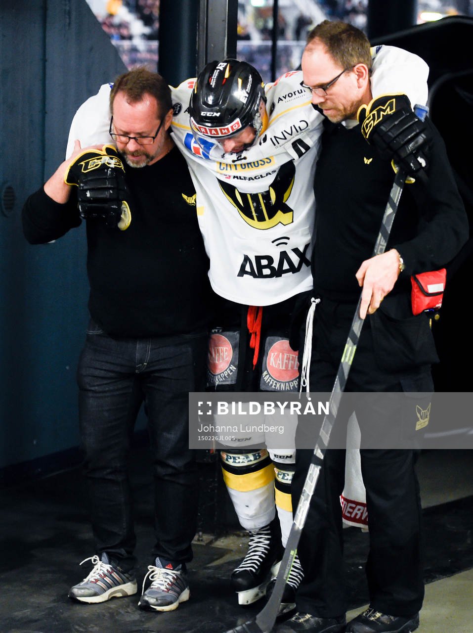 Västerås Jeremy Williams i spelargången