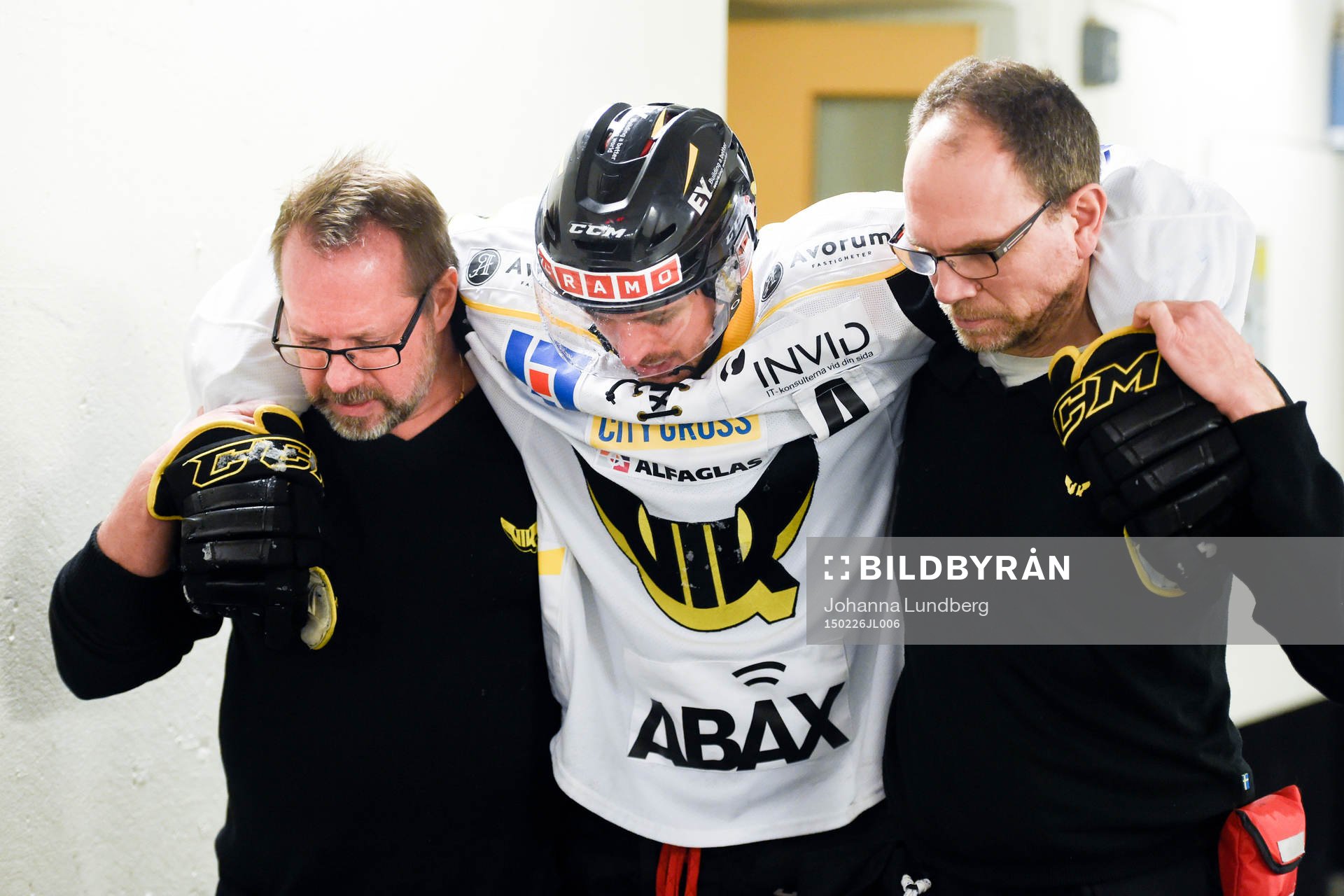 Västerås Jeremy Williams i spelargången