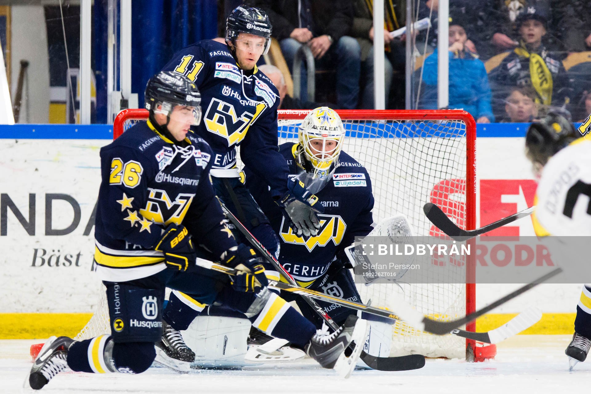 s Riley Holzapfel, Calle Ridderwall och målvakt Gustaf