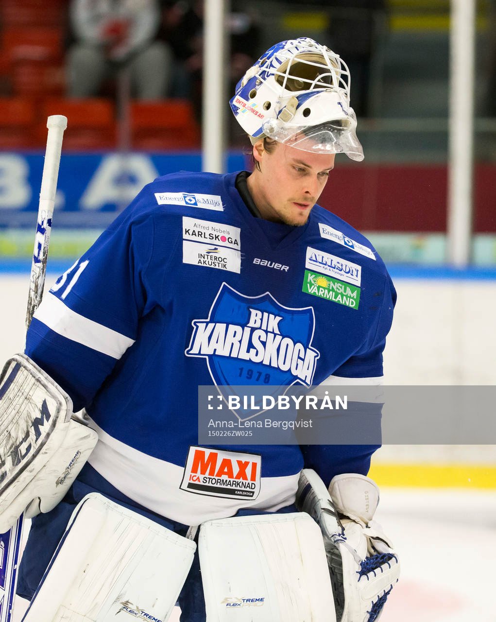 Karlskogas målvakt Joel Gistedt