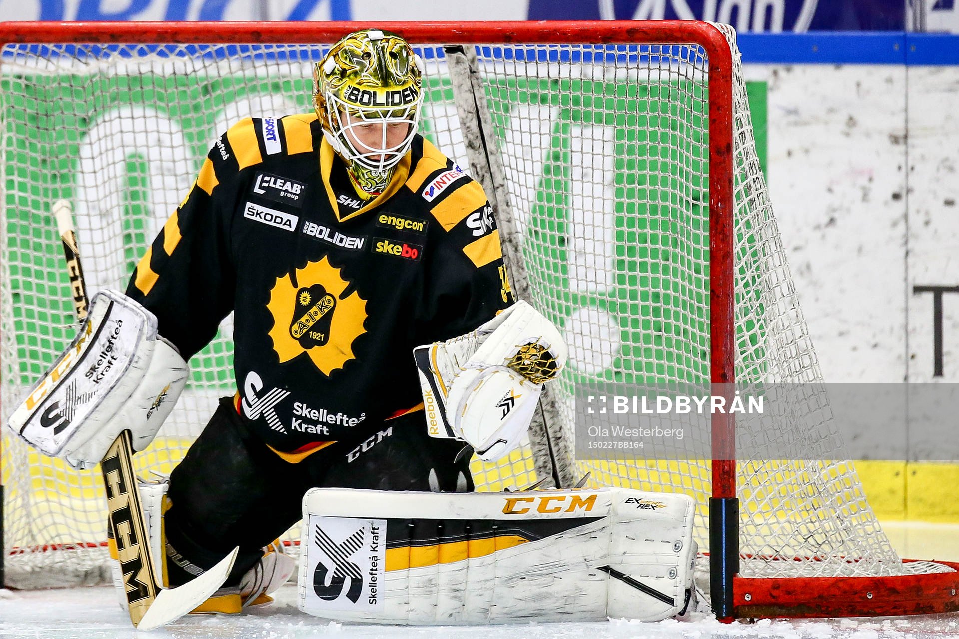 Skellefteås målvakt Erik Hanses