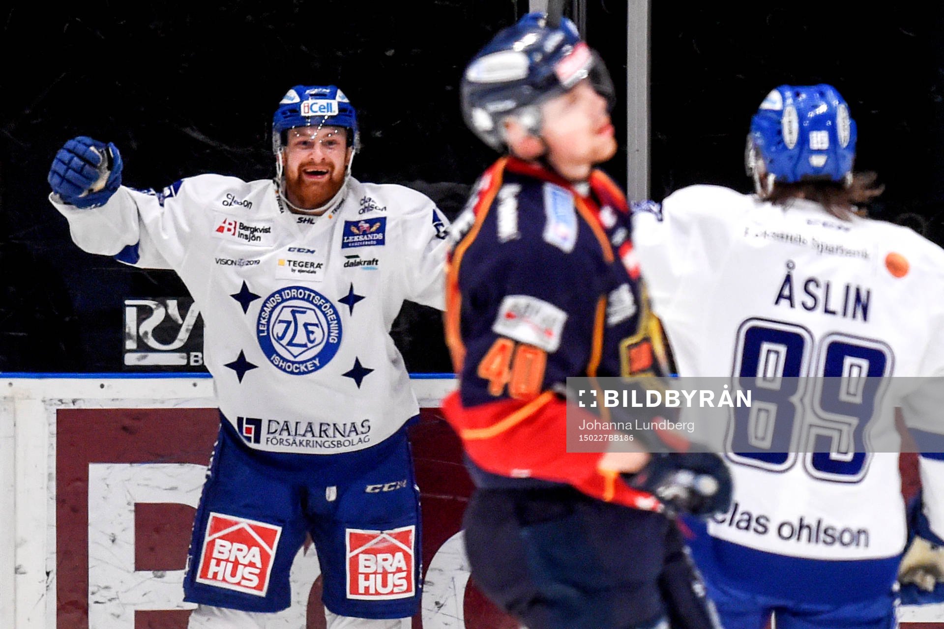 Leksands Mattias Ritola jublar