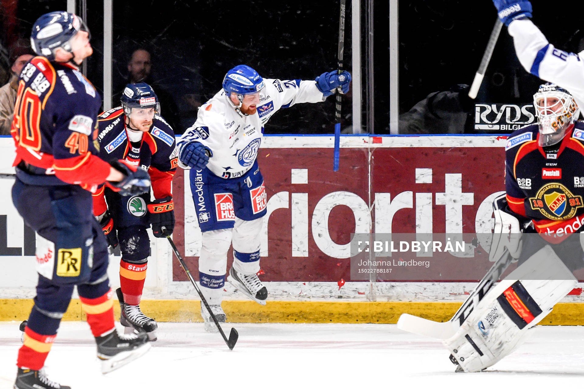 Leksands Mattias Ritola jublar