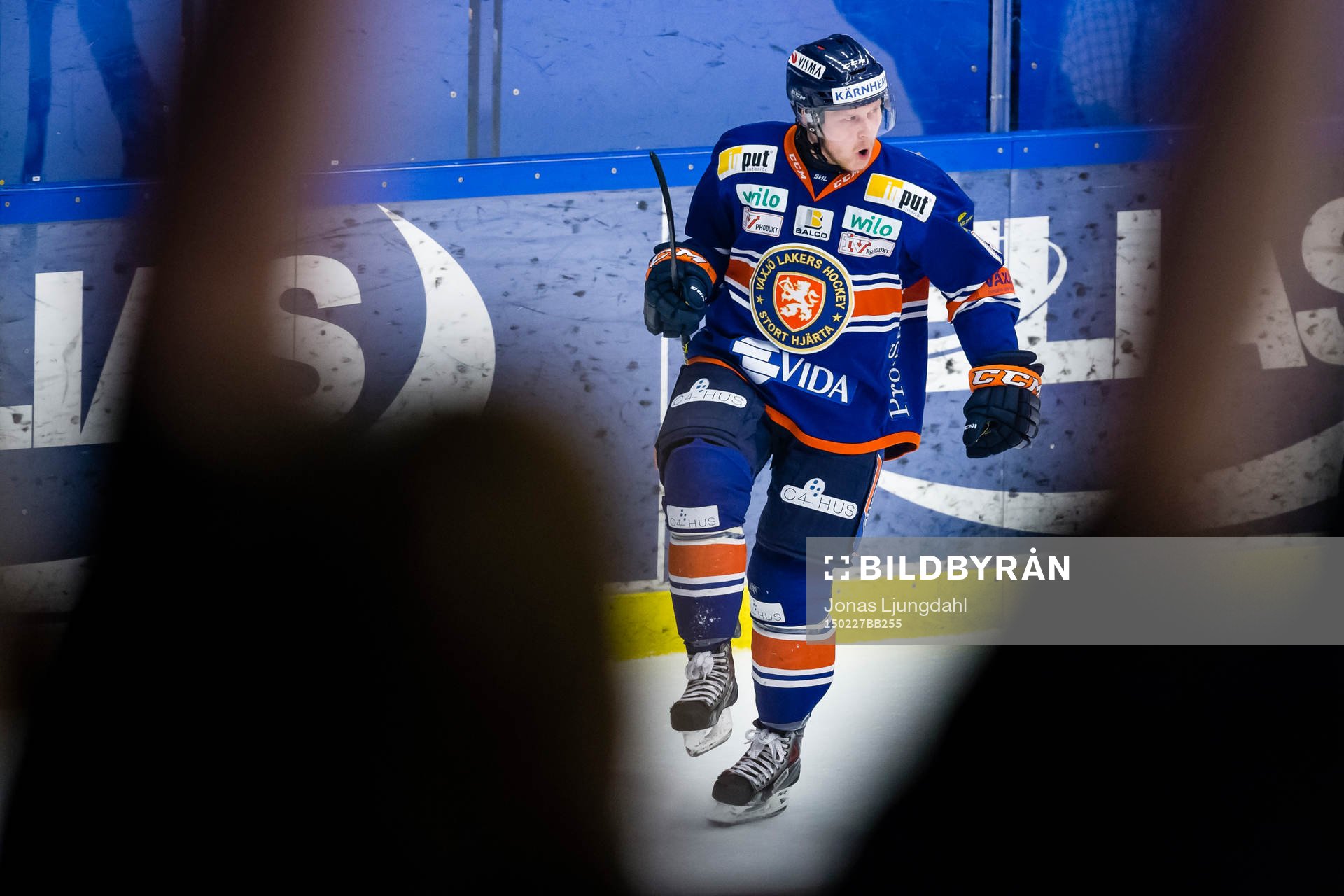 Växjös Tuomas Kiiskinen firar