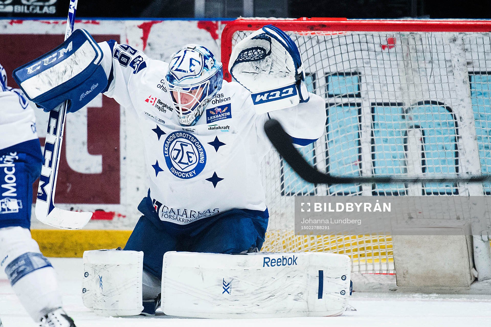 Leksands målvakt Oscar Alsenfelt