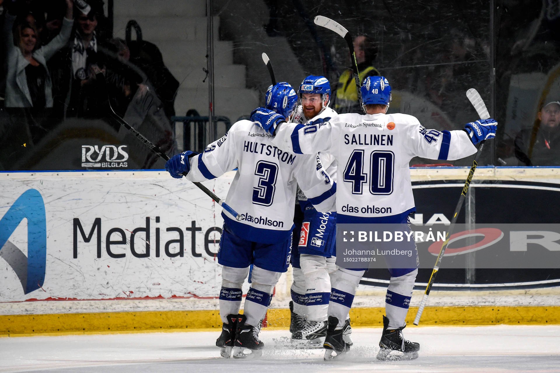 Leksands Robin Gartner jublar