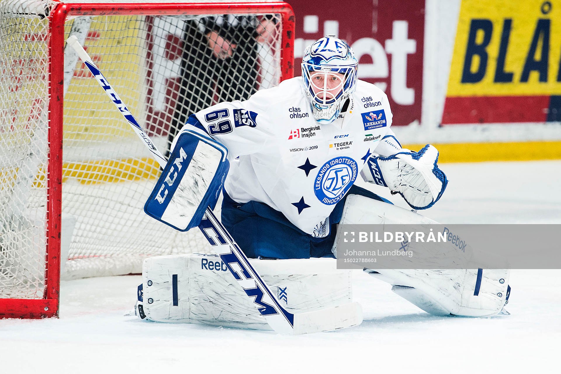 Leksands målvakt Oscar Alsenfelt
