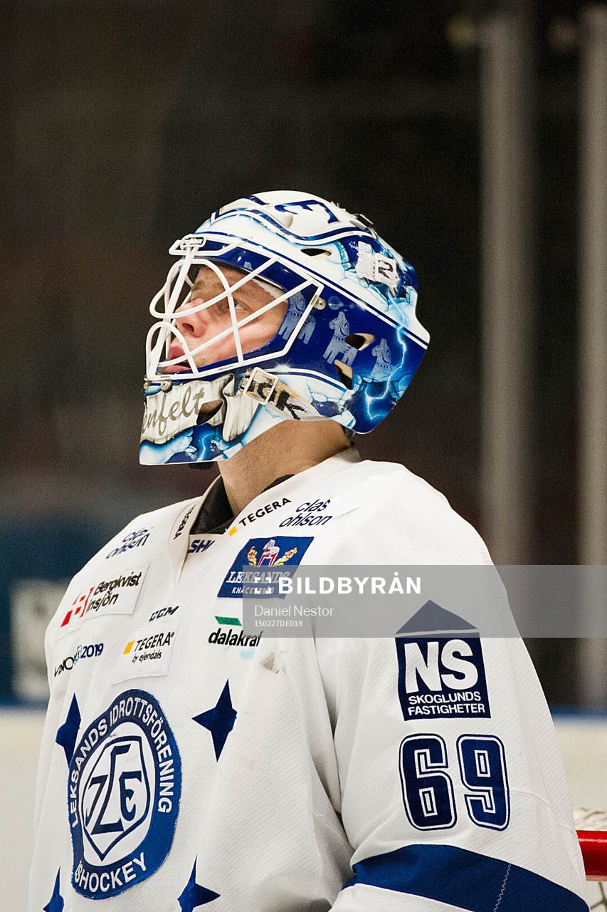 Leksands målvakt Oscar Alsenfelt