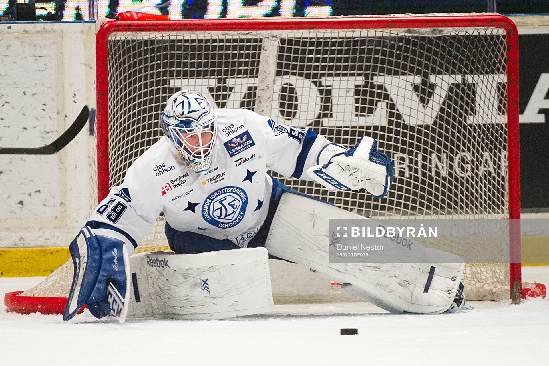 Leksands målvakt Oscar Alsenfelt