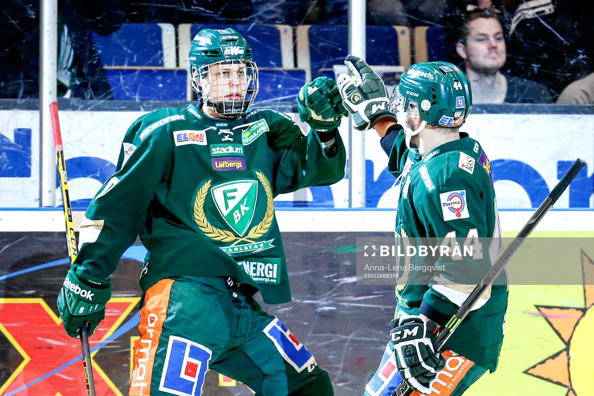 Färjestads Jakub Klepis jublar