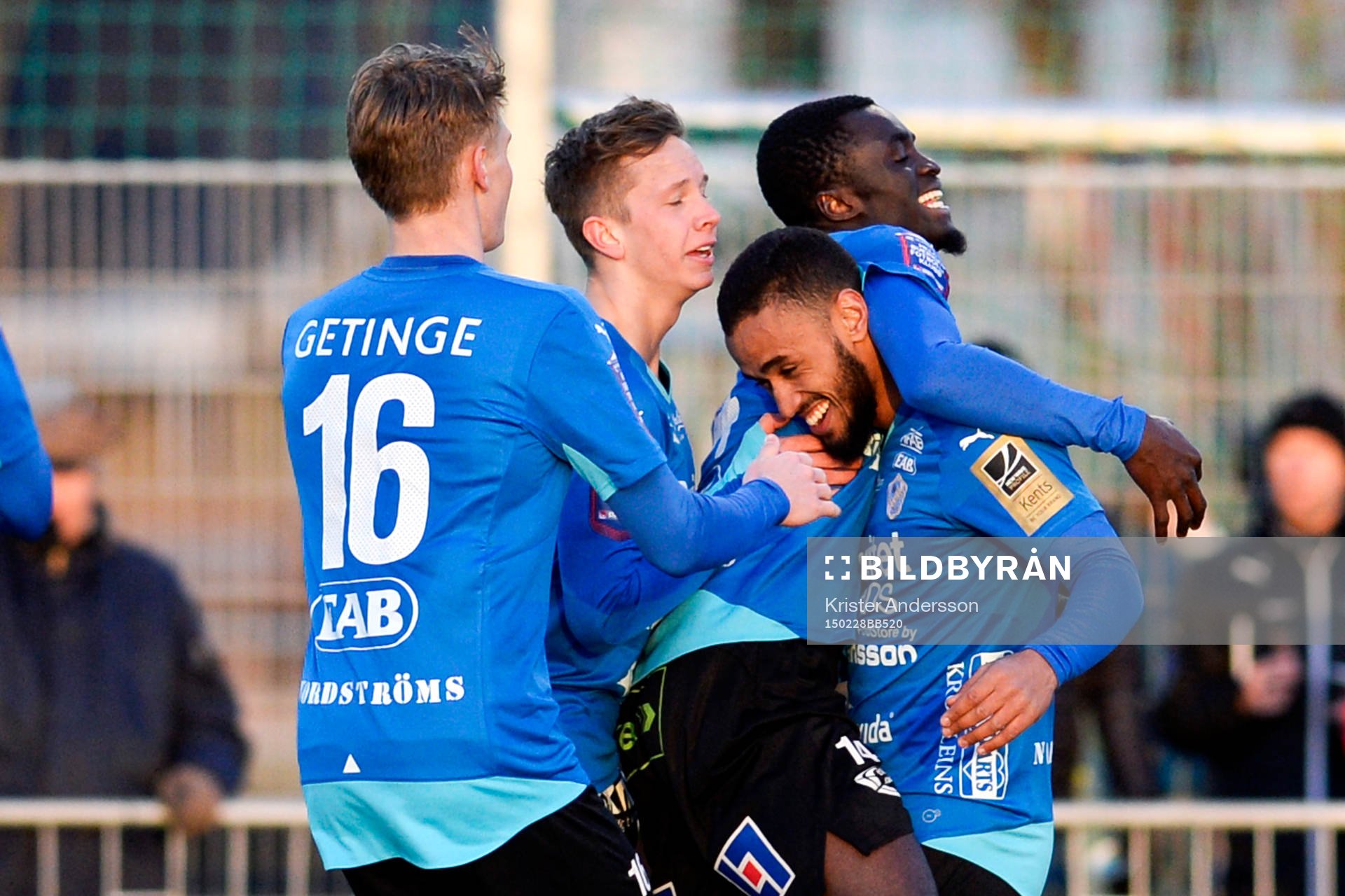 Halmstads Kwame Karikari jublar