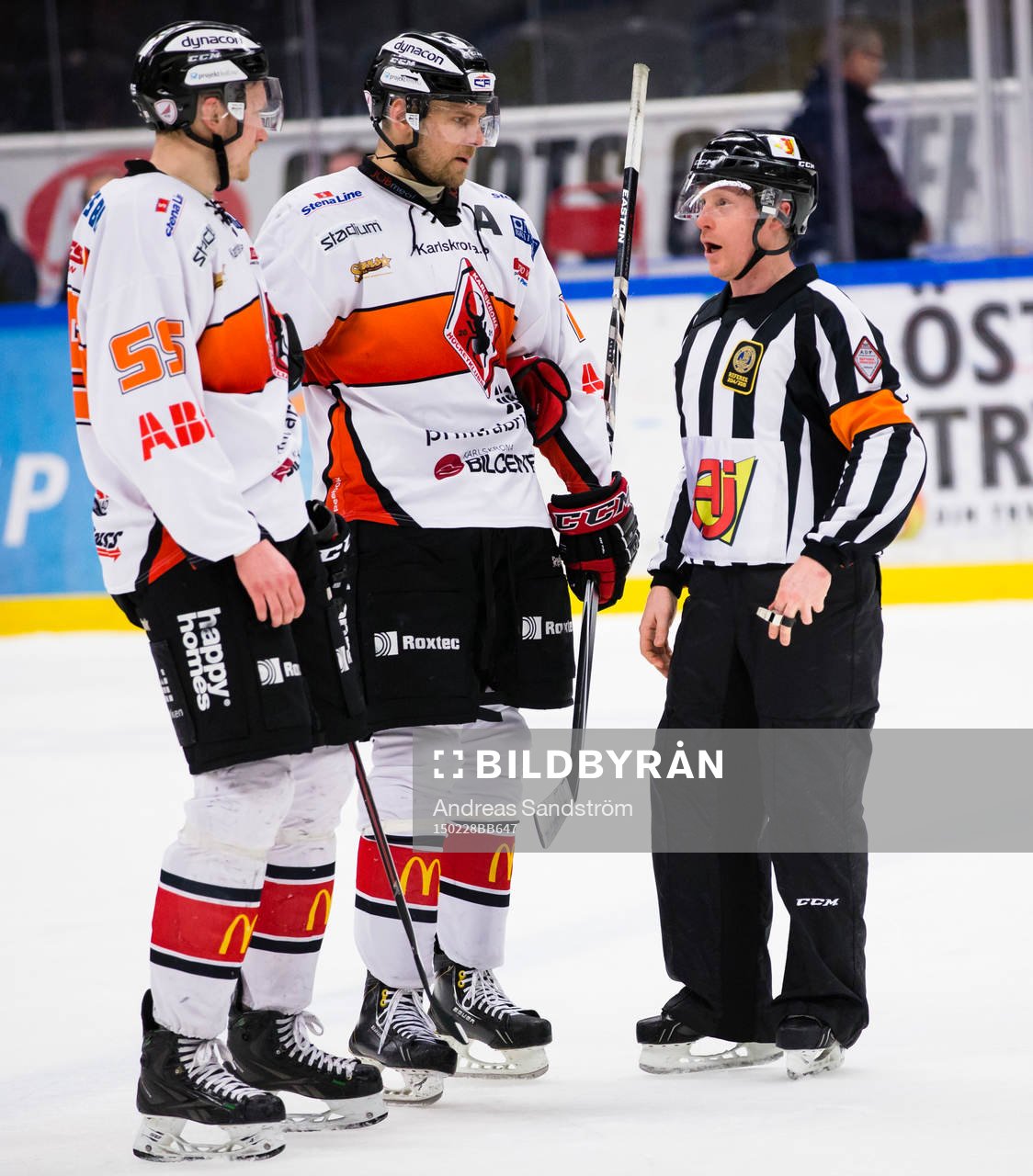 Karlskronas Tom Linder (v) och Niklas Lihagen (m)