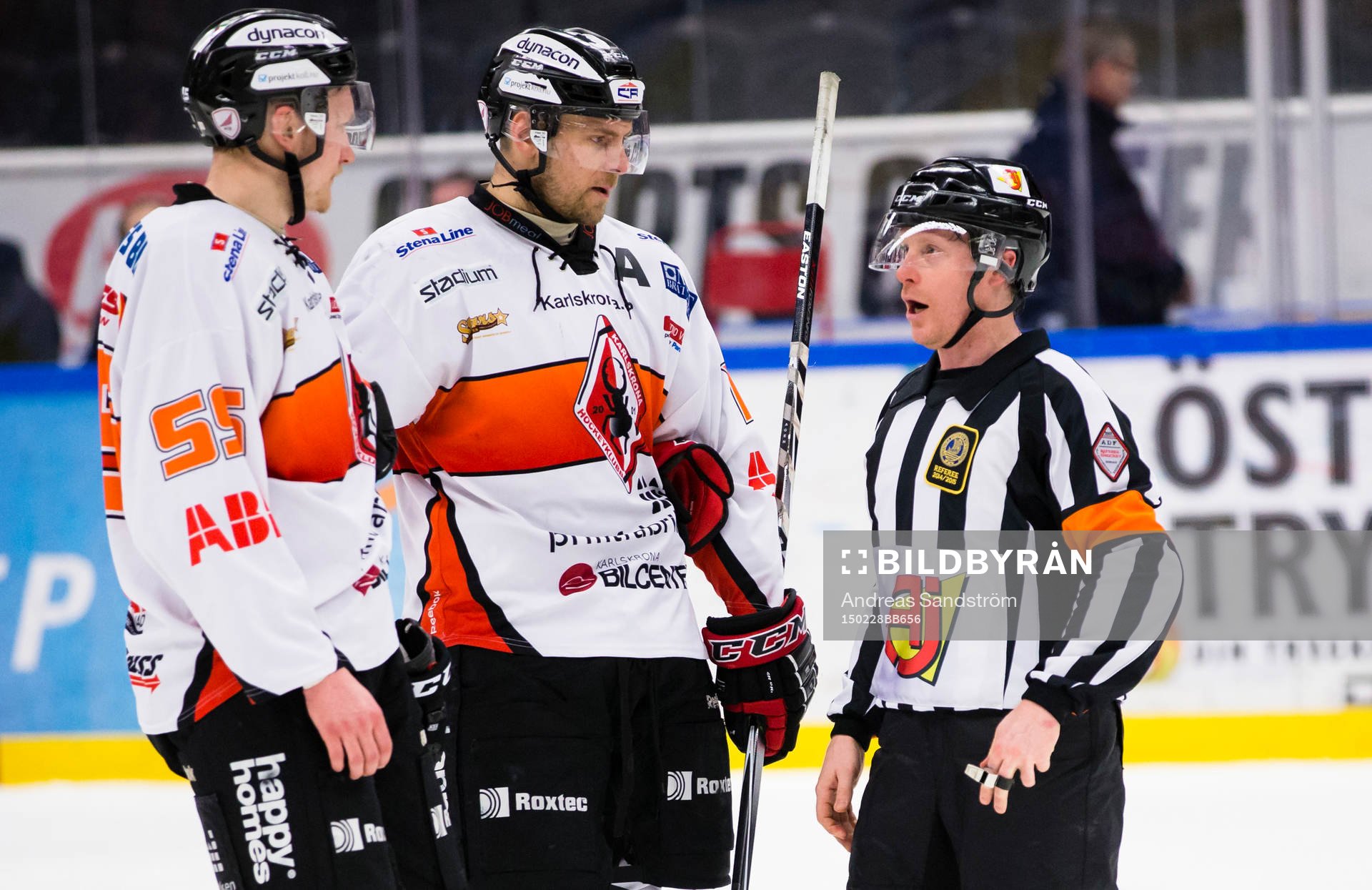 Karlskronas Tom Linder (v) och Niklas Lihagen (m)