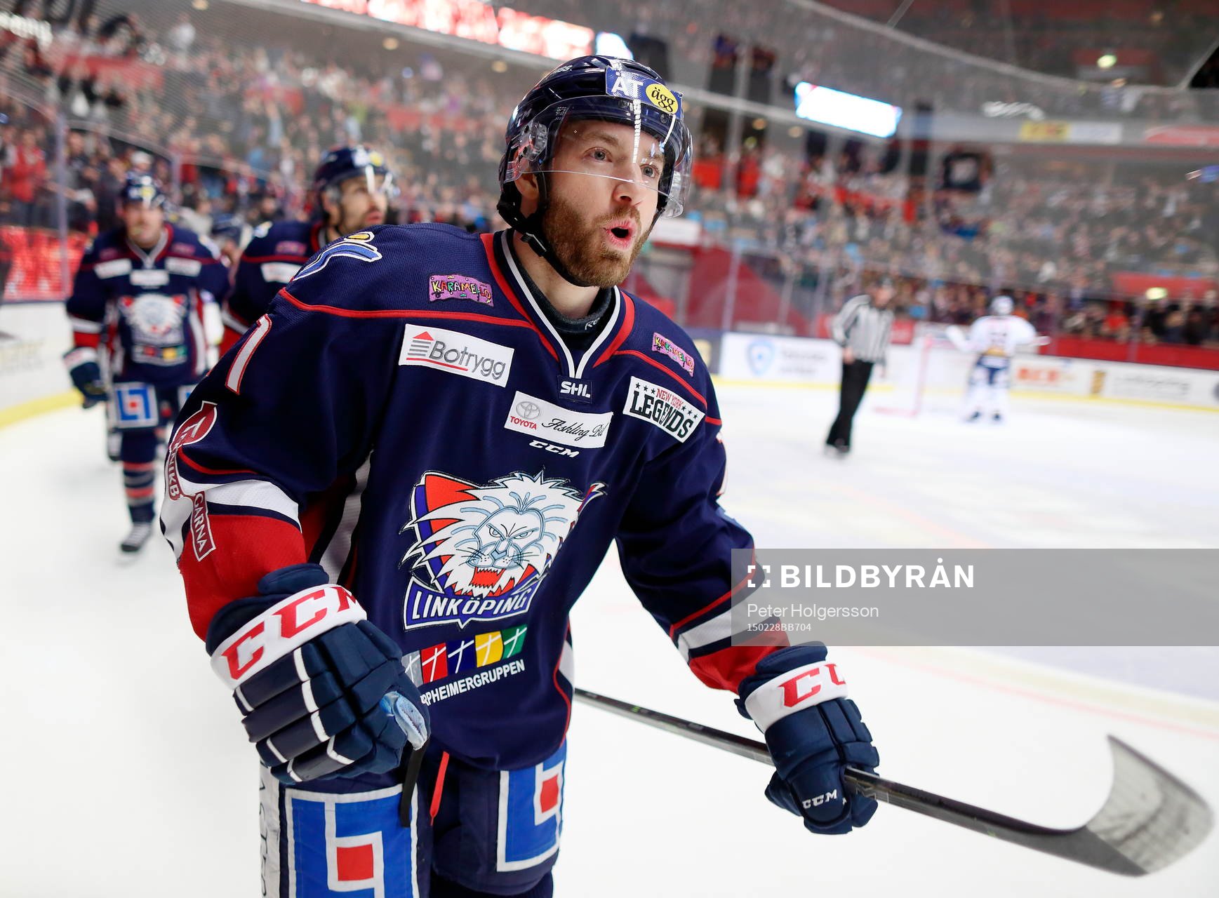 Linköpings Jacob Micflikier jublar