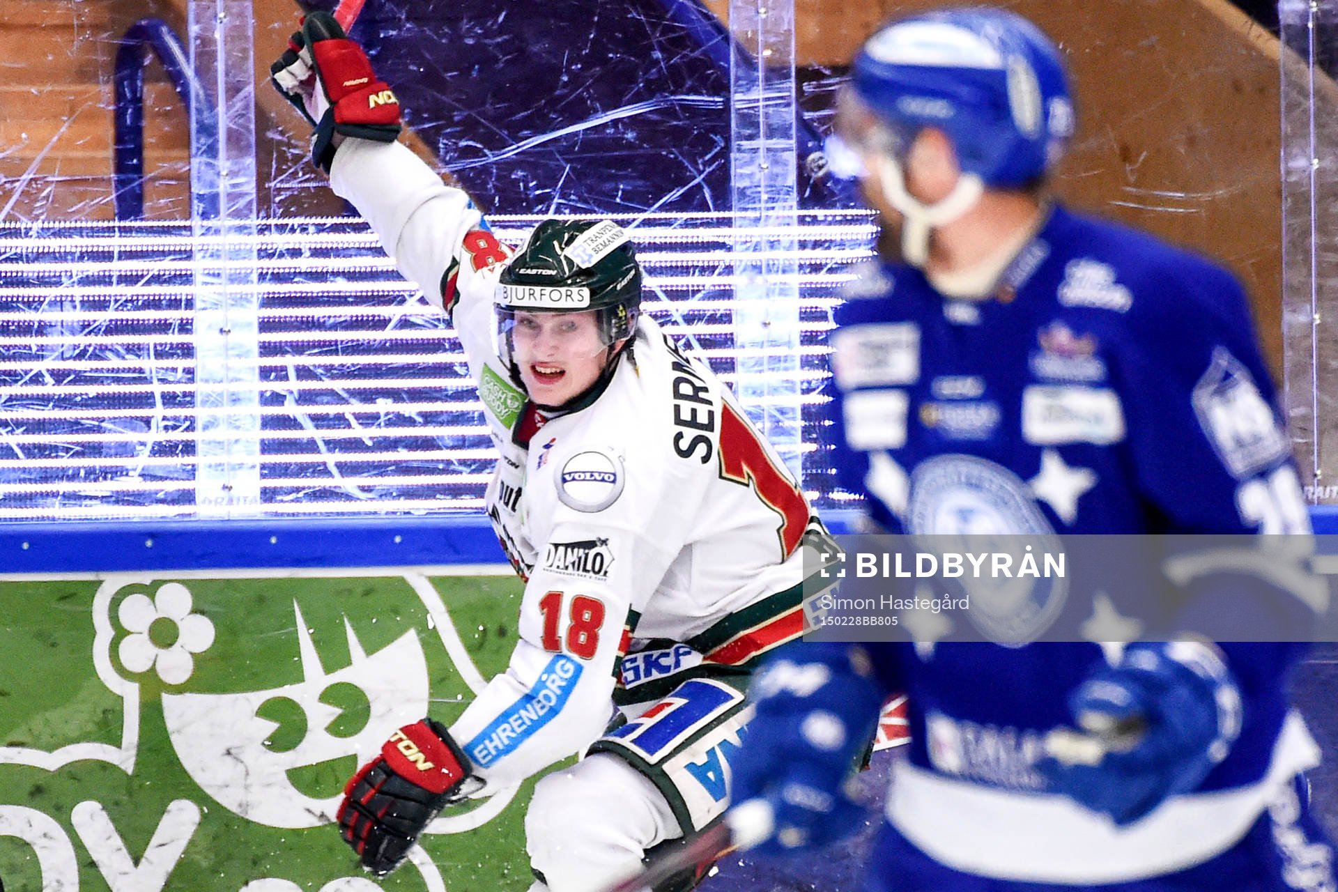 Frölundas Anton Blidh jublar
