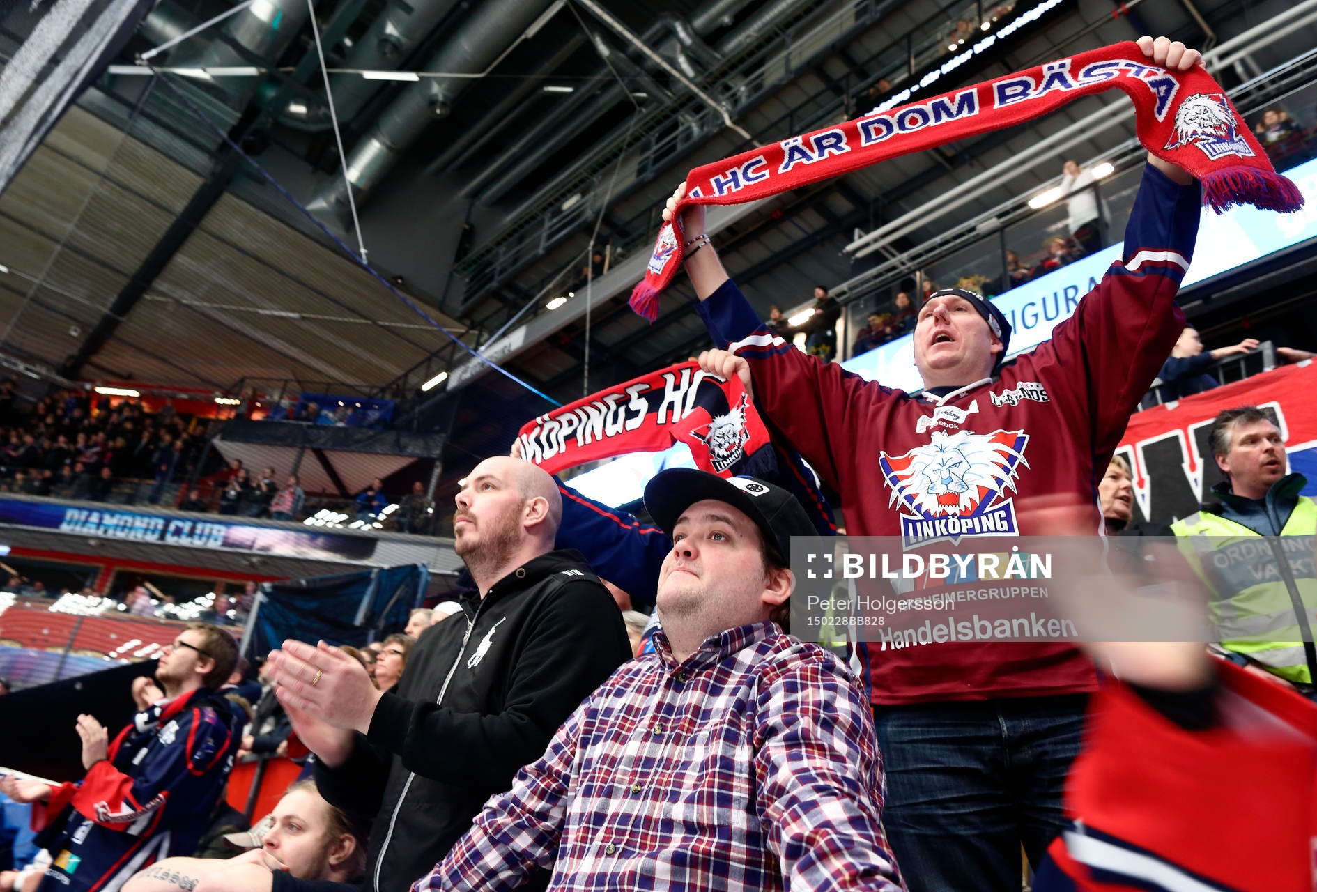 Linköpings supporters jublar
