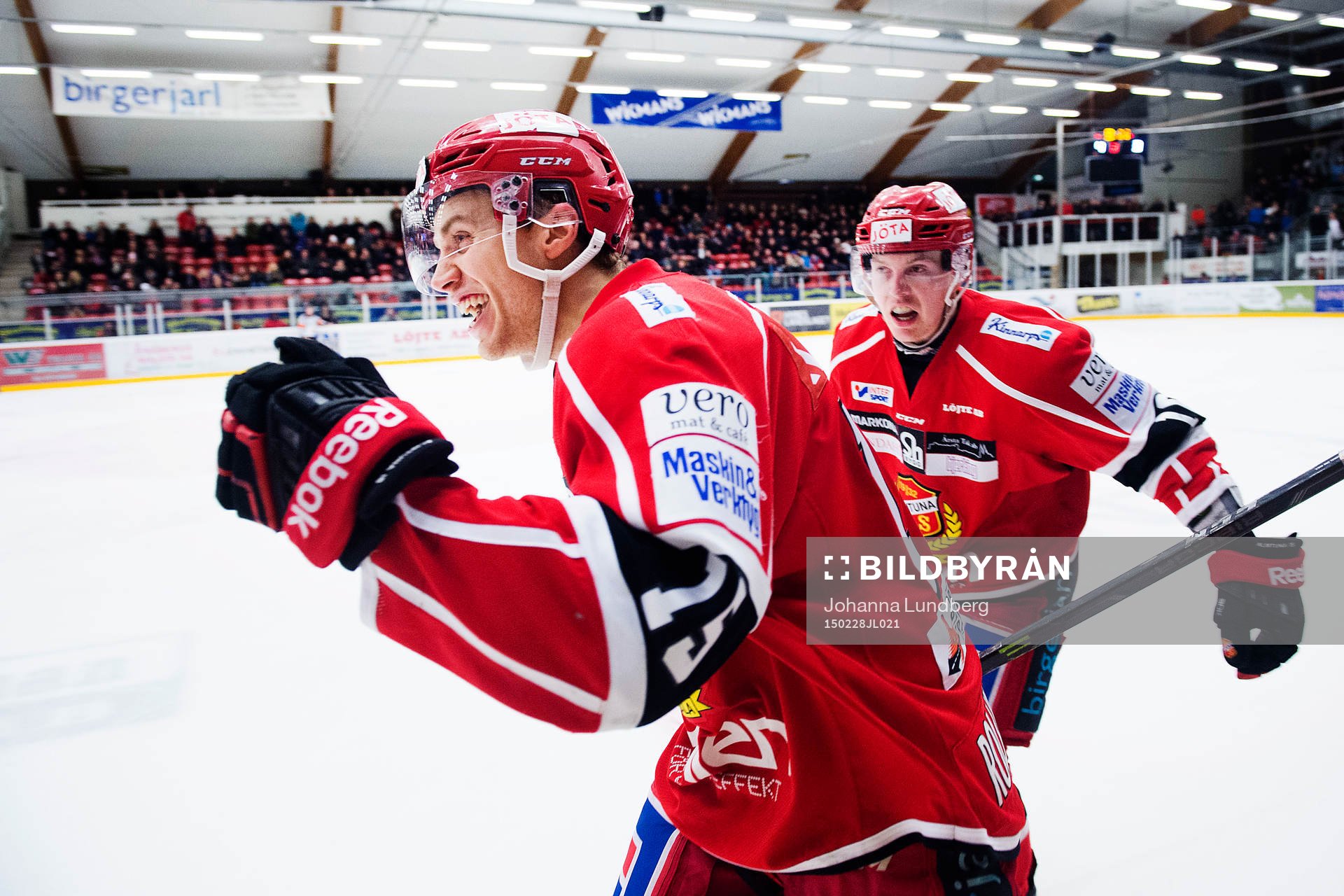 Almtunas Viktor Rollin-Carlsson (tv) och Linus Rotbakken