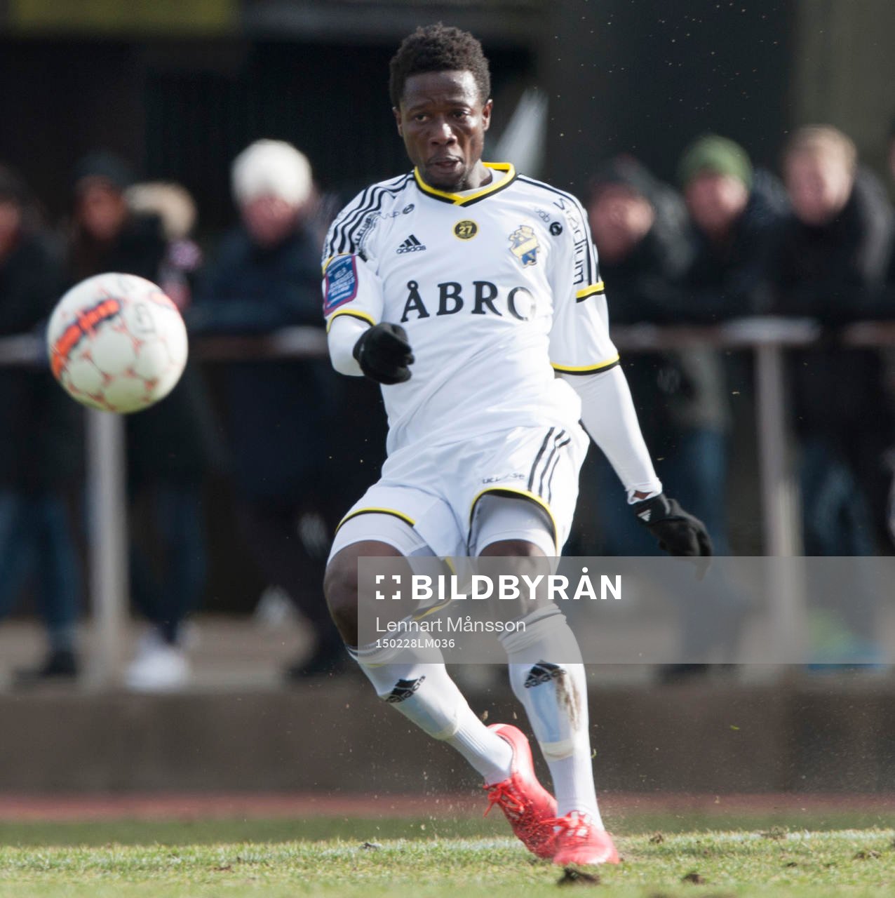 s Ebenezer Ofori  i matchen i Svenska cupen mellan