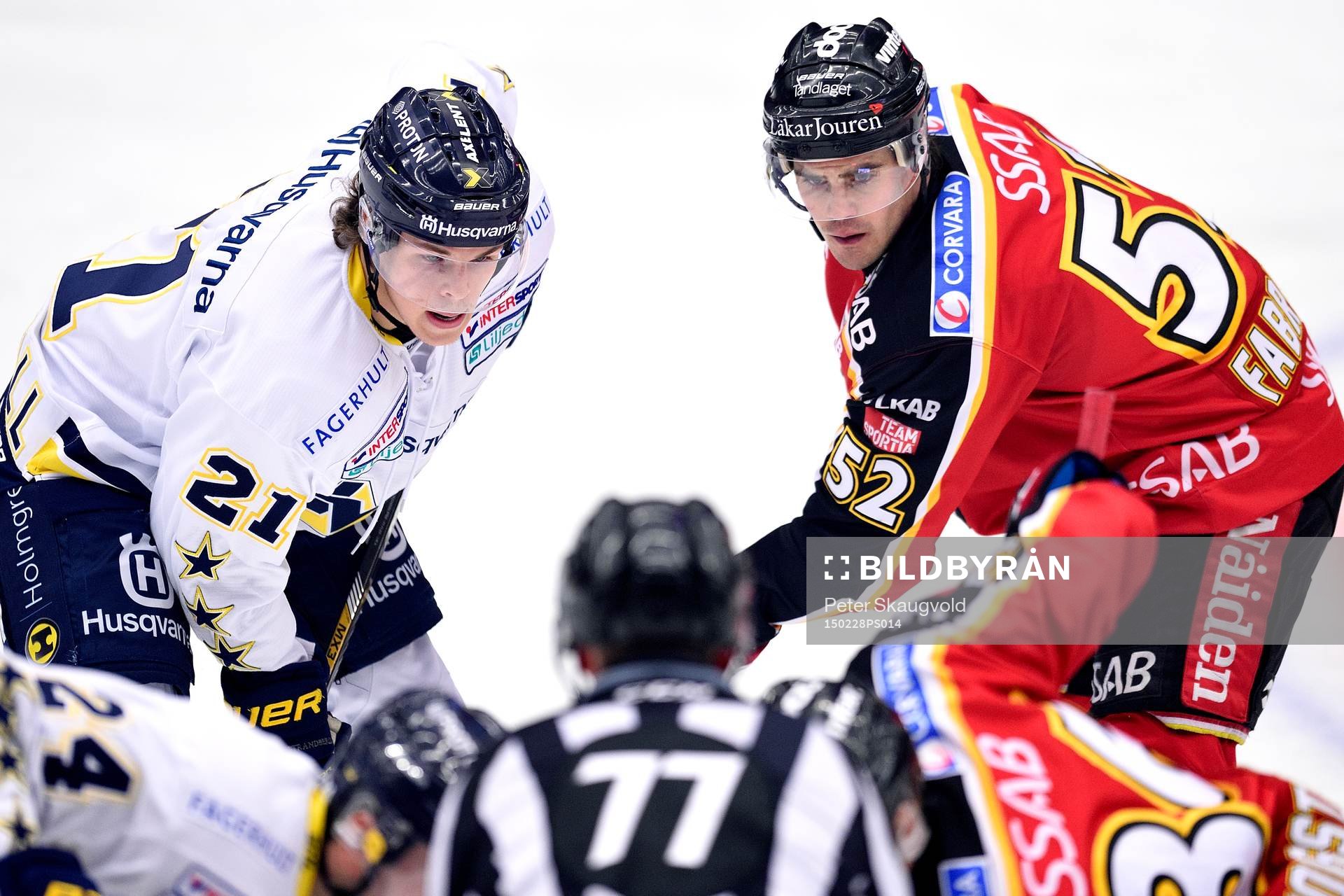 s Malte Strömvall och Luleås Karl Fabricius