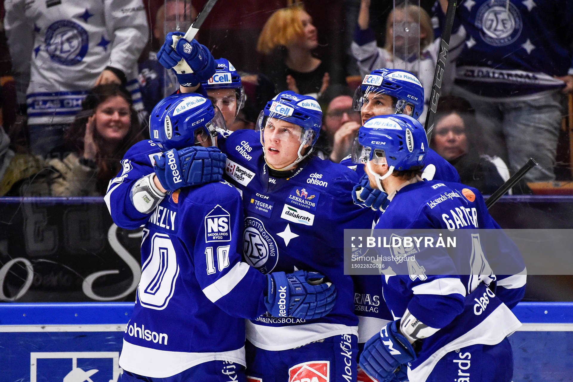 Leksands David Åslin jublar