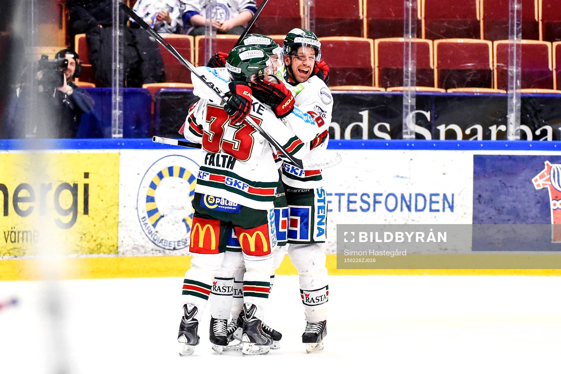 Frölundas Andreas Johnson jublar