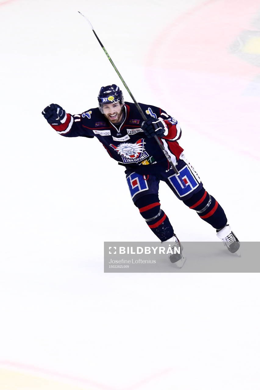 Linköpings Jacob Micflikier jublar