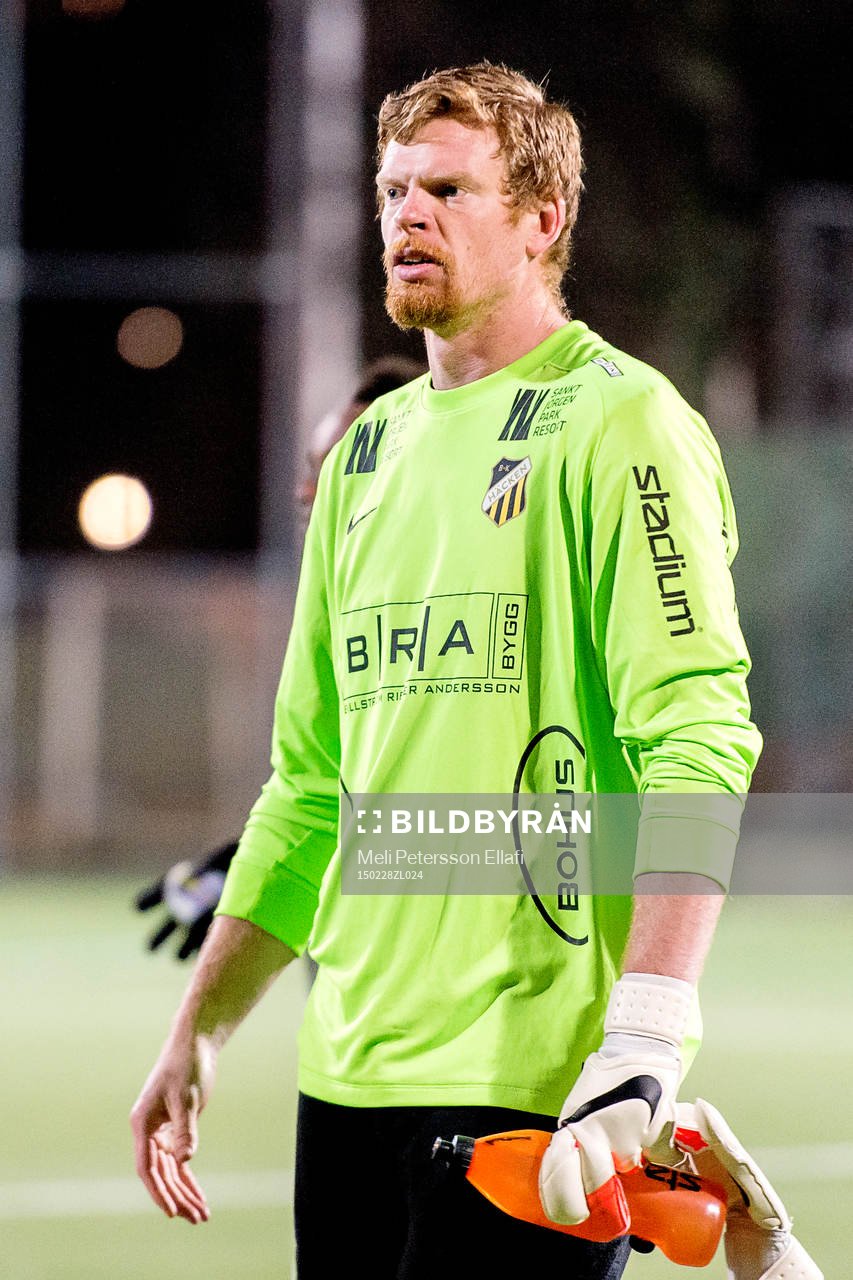 Häckens målvakt Peter Abrahamsson
