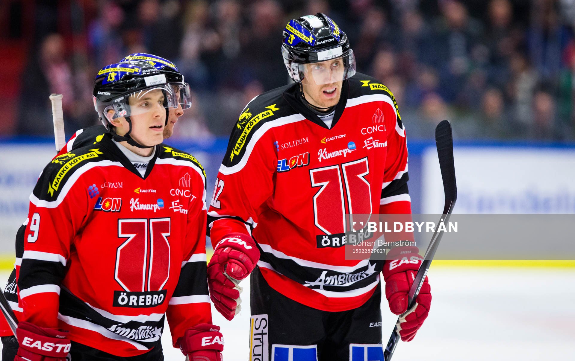 Örebros Marko Anttila gör 4-0 och jublar med Joonas