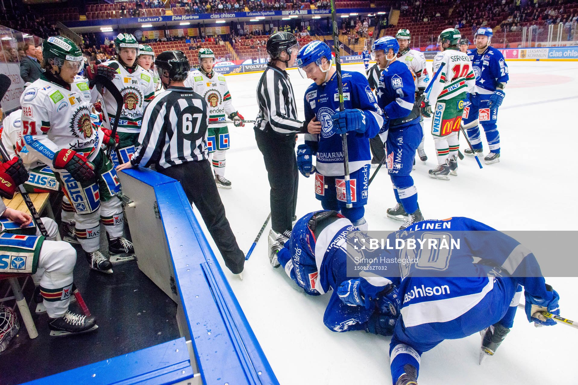 Leksands Mattias Ritola skadas