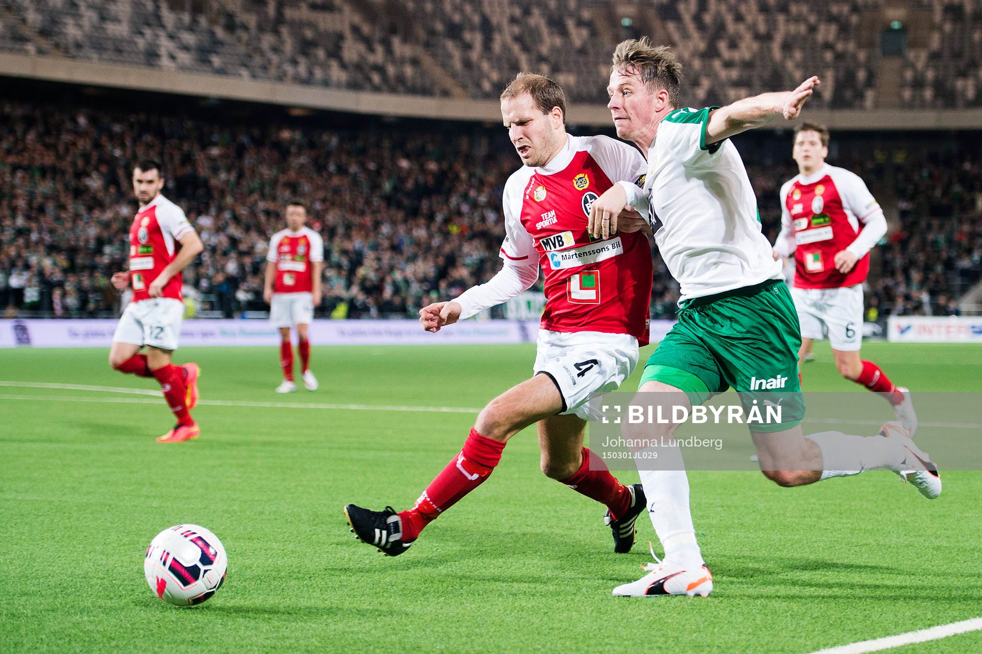 Landskronas Mikael Dahlgren och Hammarbys Jan Gunnar Solli
