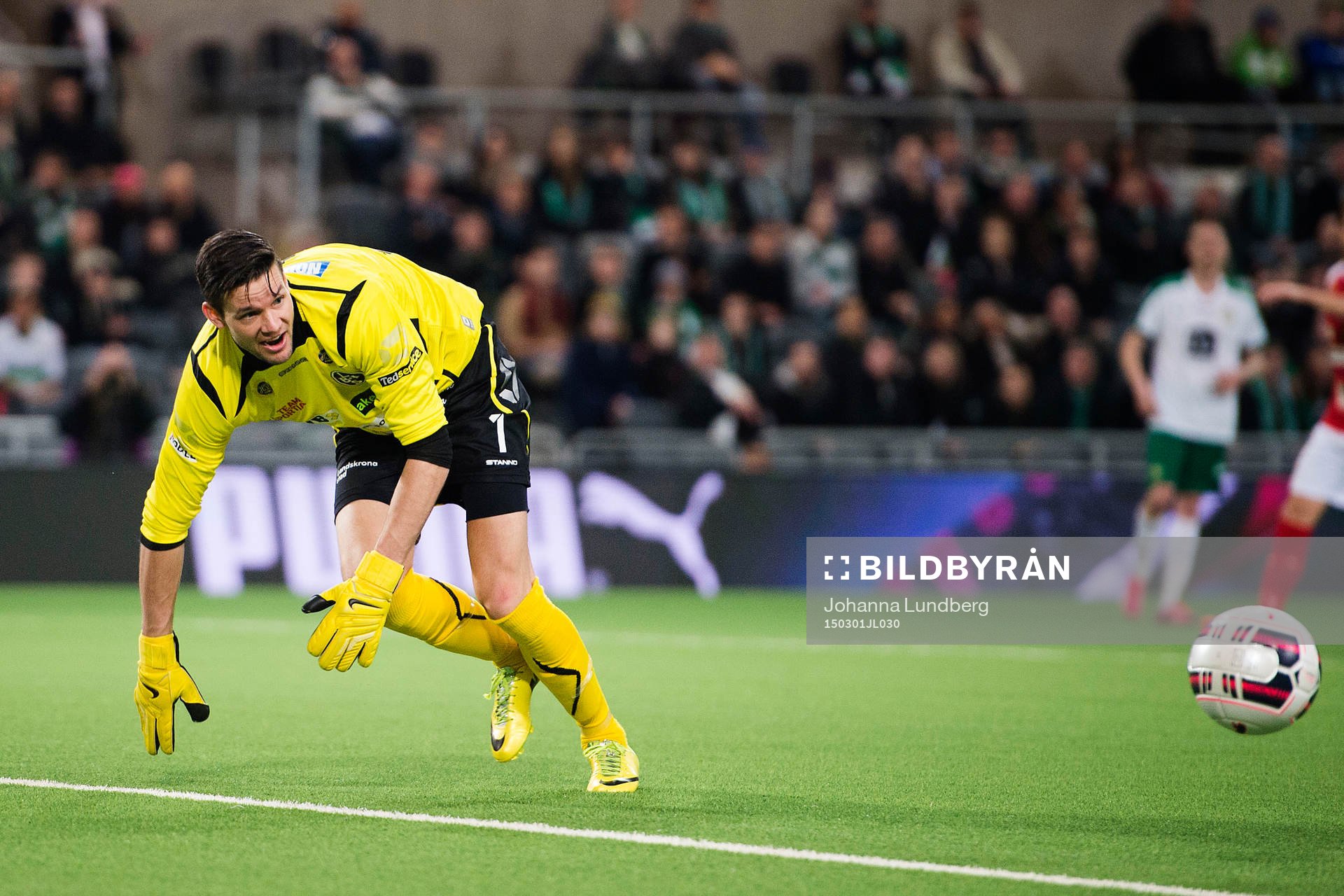 Landskronas målvakt Jonas Sandqvist