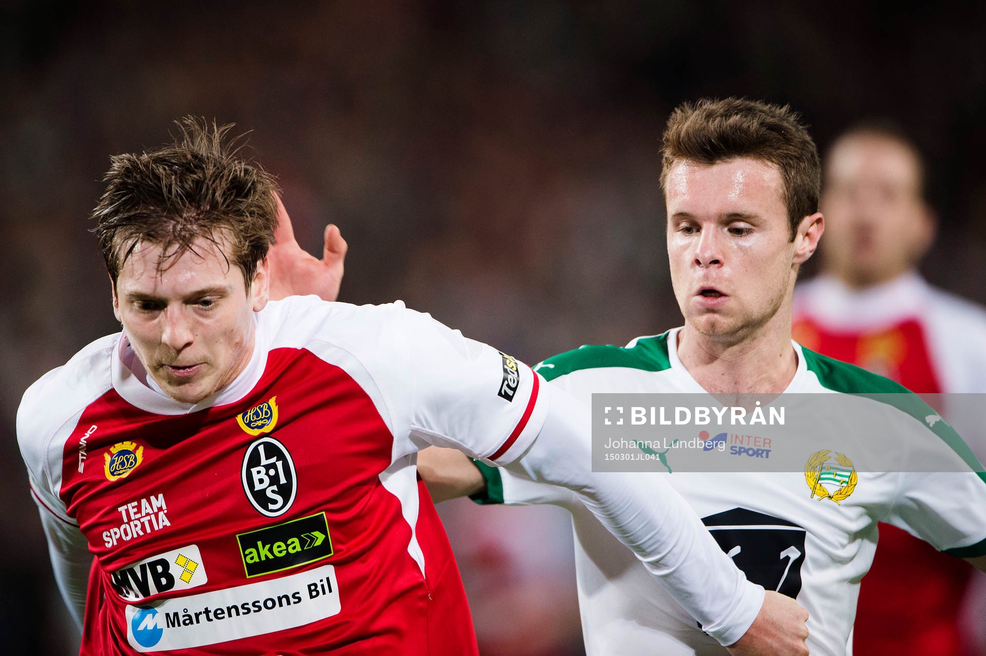 Landskronas Philip Andersson och Hammarbys Måns Söderqvist