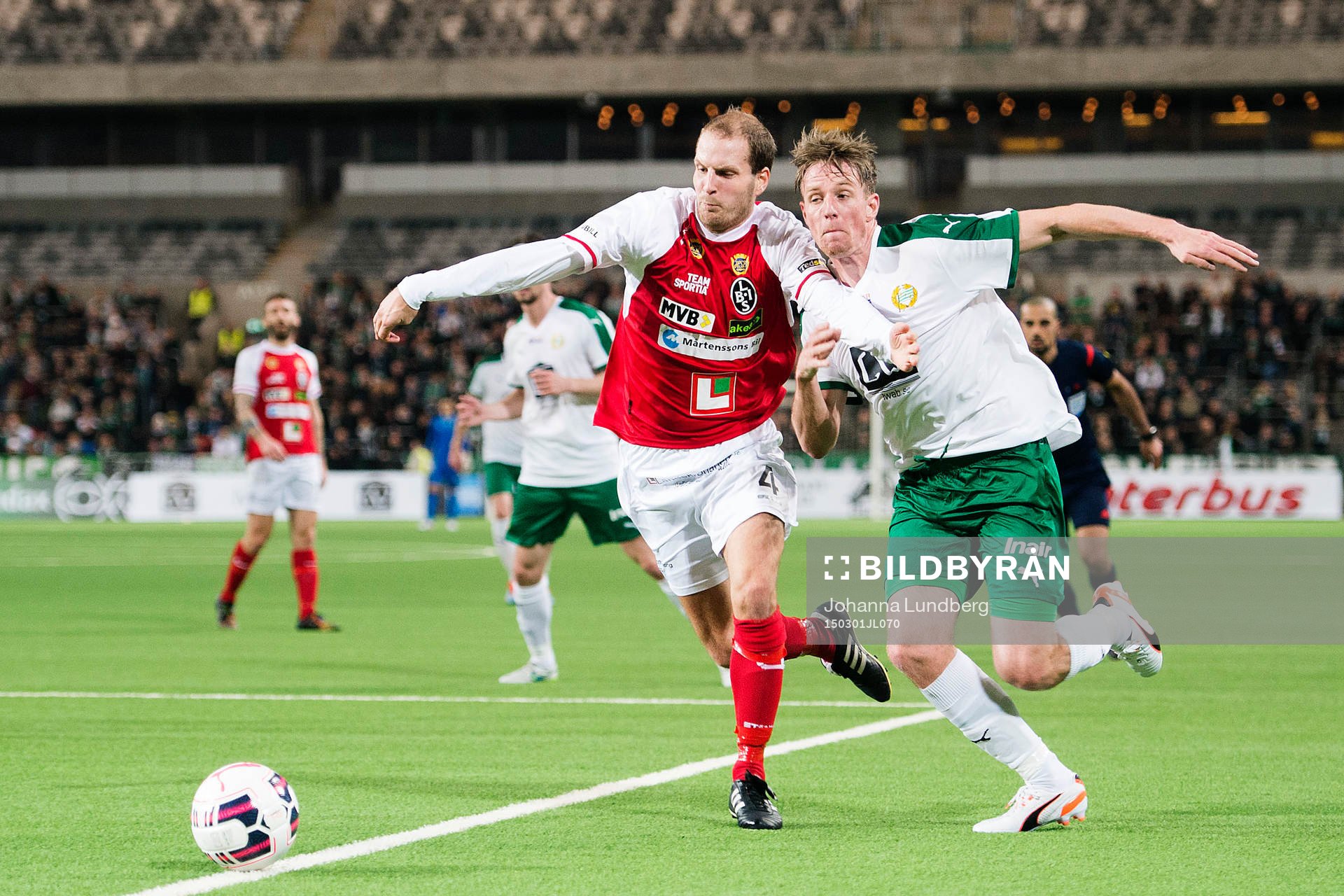 Landskronas Mikael Dahlgren och Hammarbys Jan Gunnar Solli