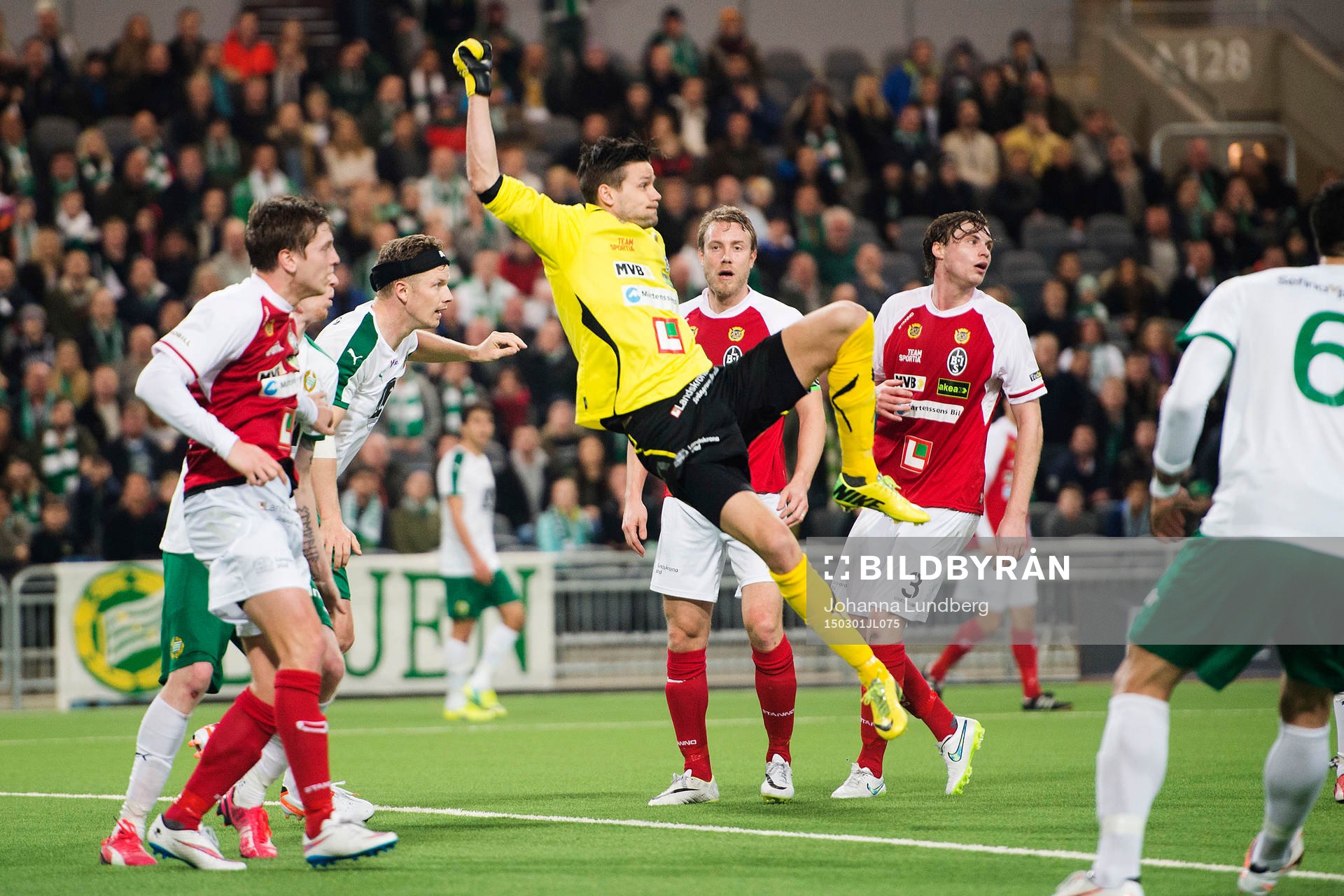 Landskronas målvakt Jonas Sandqvist