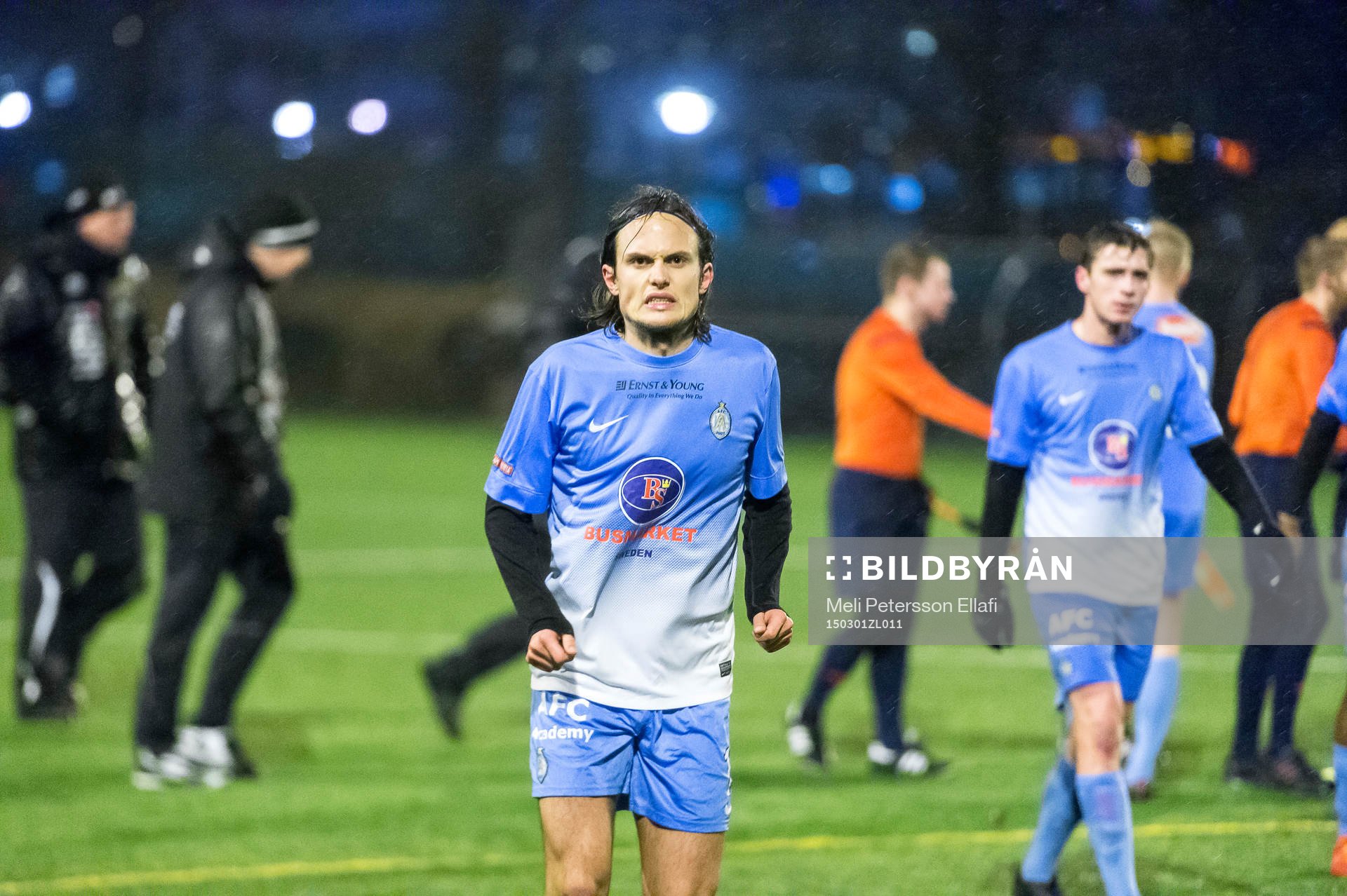 AFC Uniteds Linus Smedjegården deppar