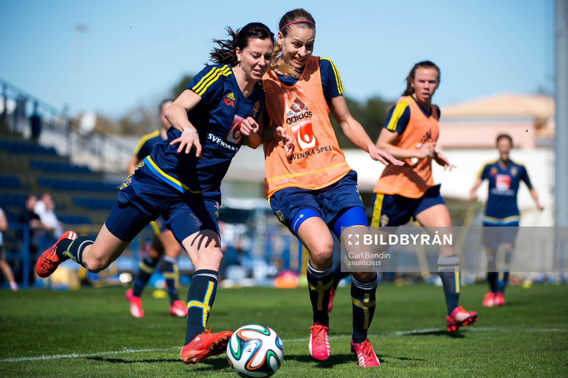 Sveriges Lotta Schelin och Charlotte Rohlin