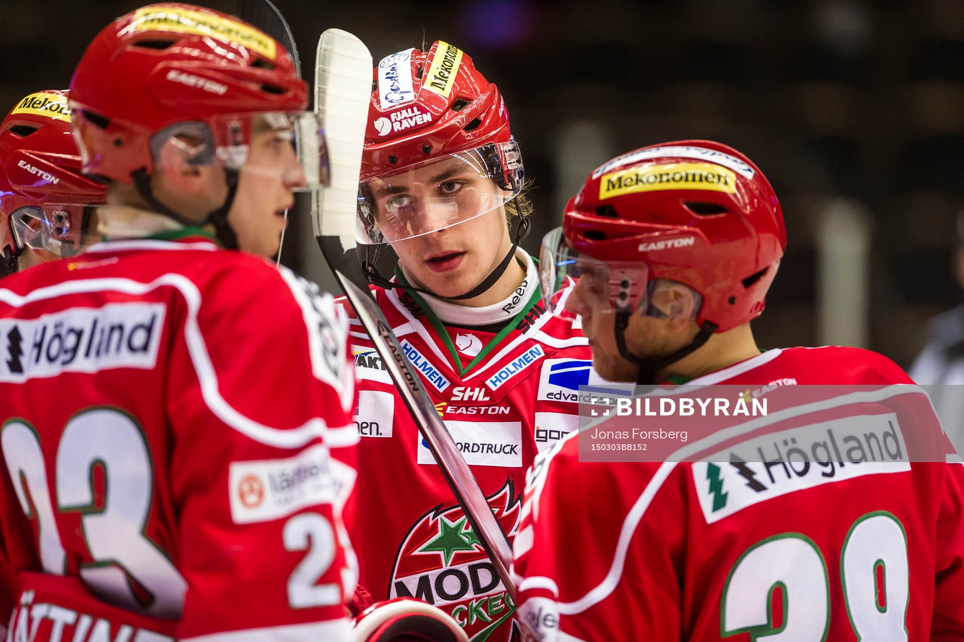 Modos Adrian Kempe gör det enda målet i andra perioden