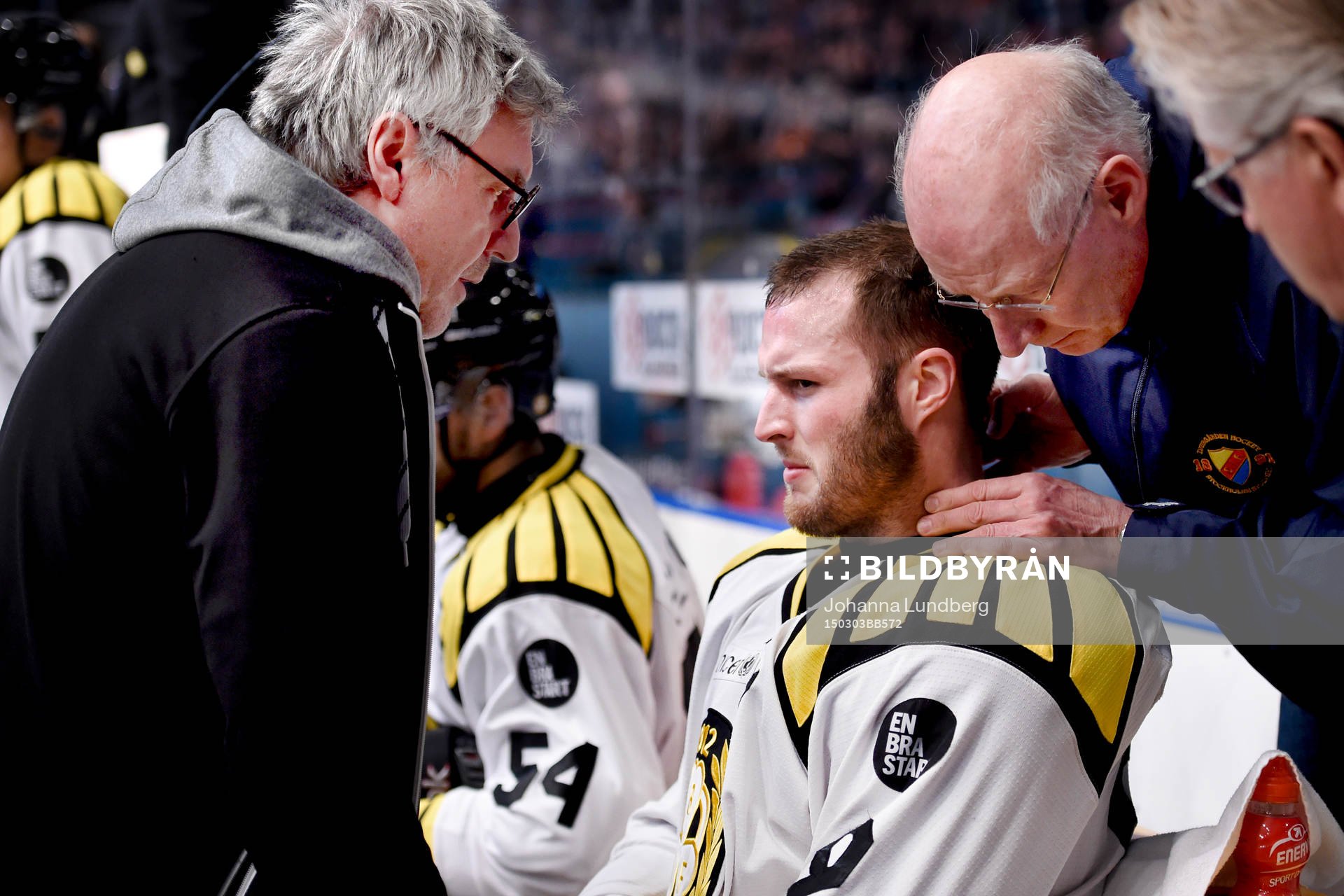Brynäs Niclas Andersén har ont