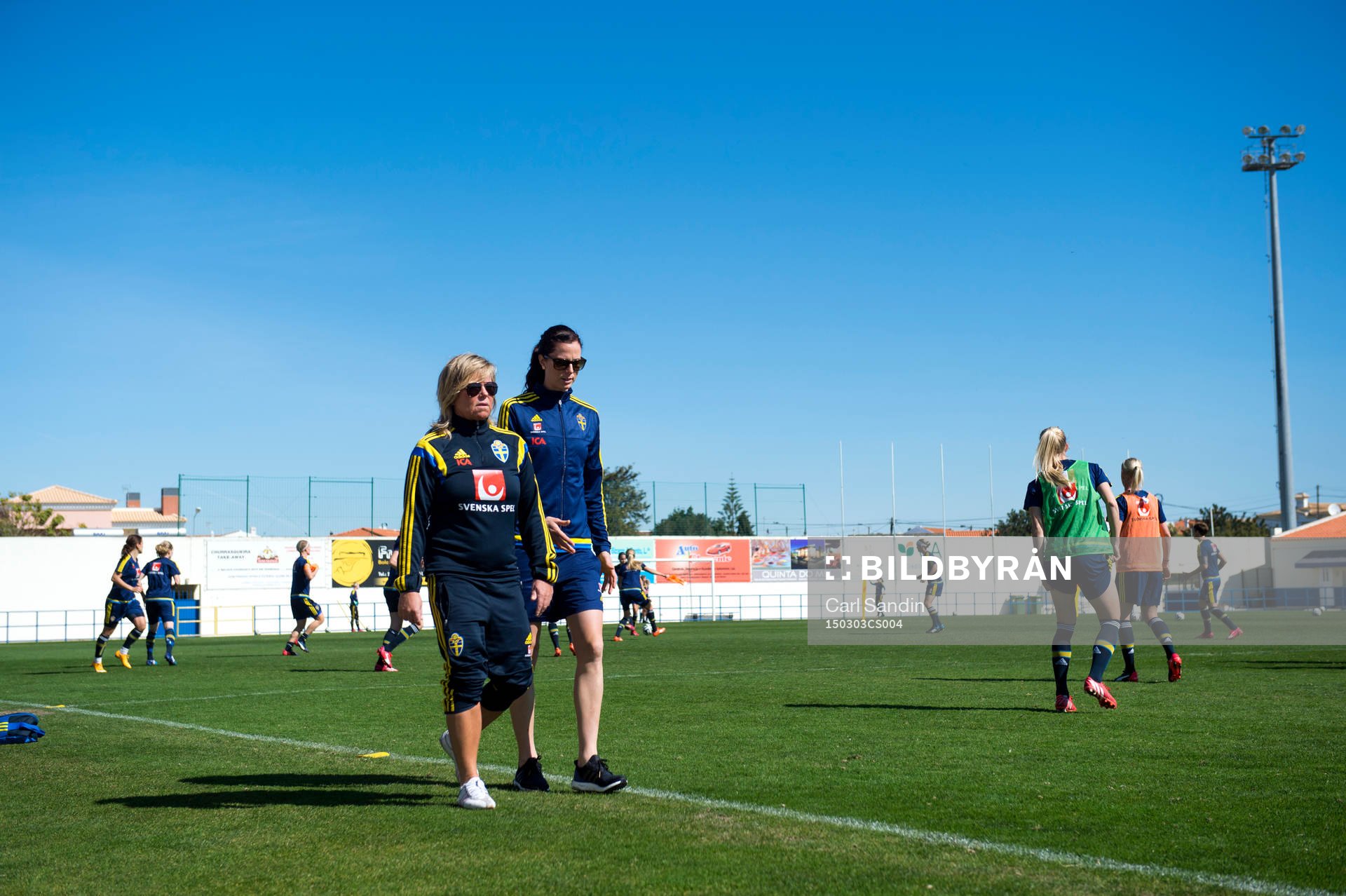 Marika Domanski Lyfors och Lotta Schelin