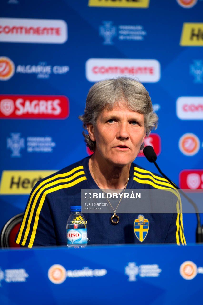 Sveriges Förbundskapten Pia Sundhage