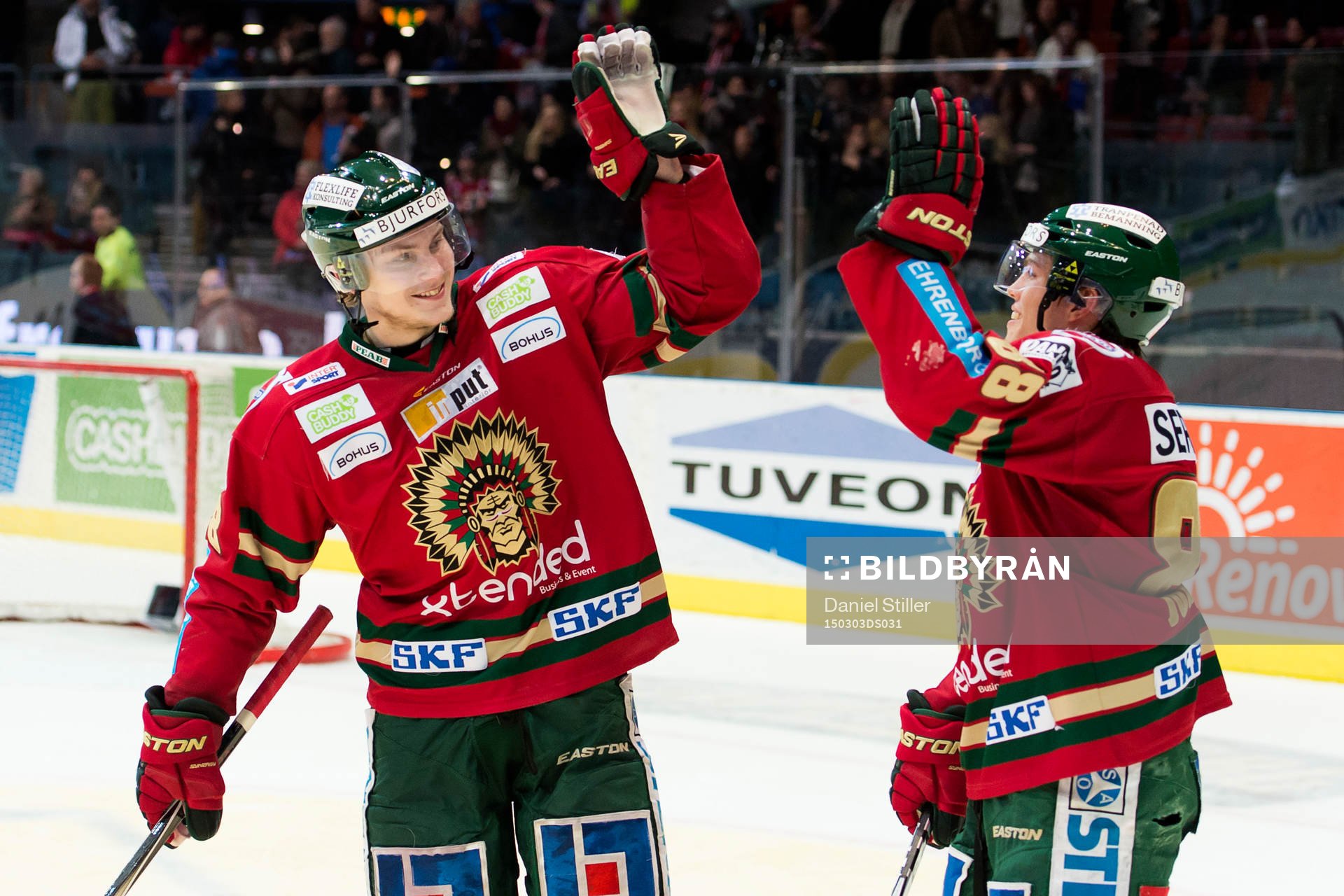 Frölundas Anton Blidh och Frölundas Andreas Johnson gör