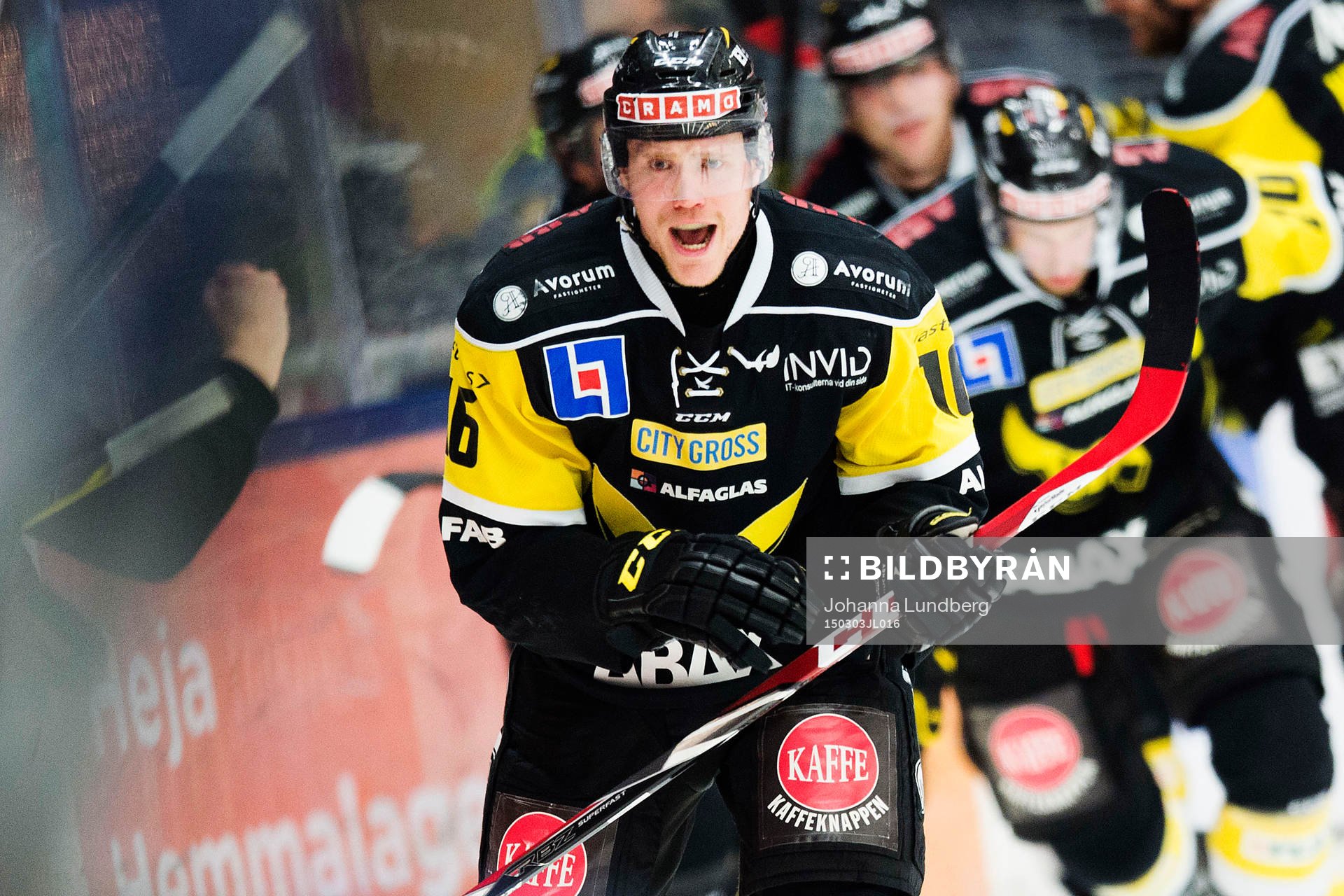 Västerås Jonte Berg jublar