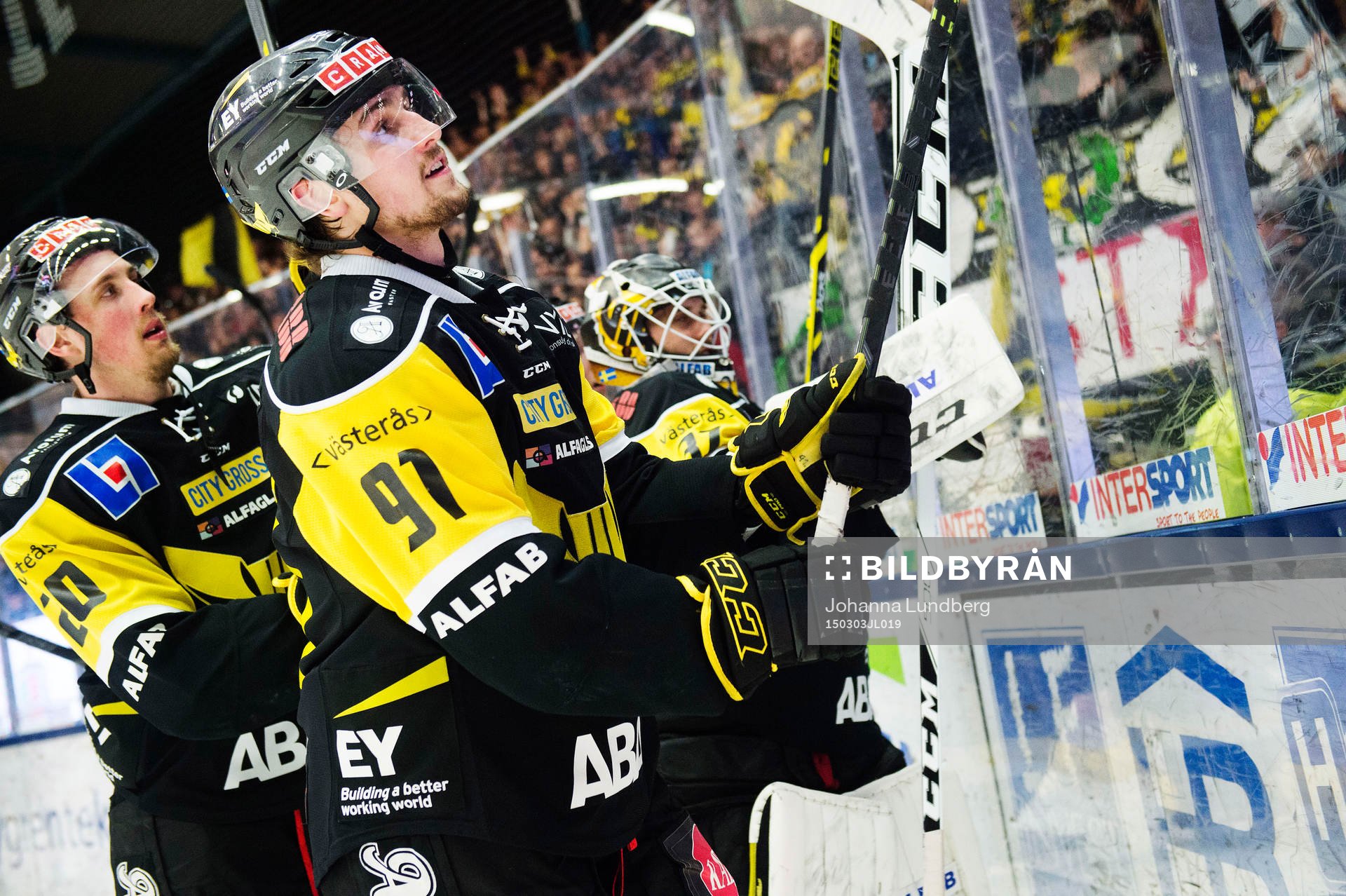 Västerås Johan Jonsson, Mikael Frycklund  och målvakt