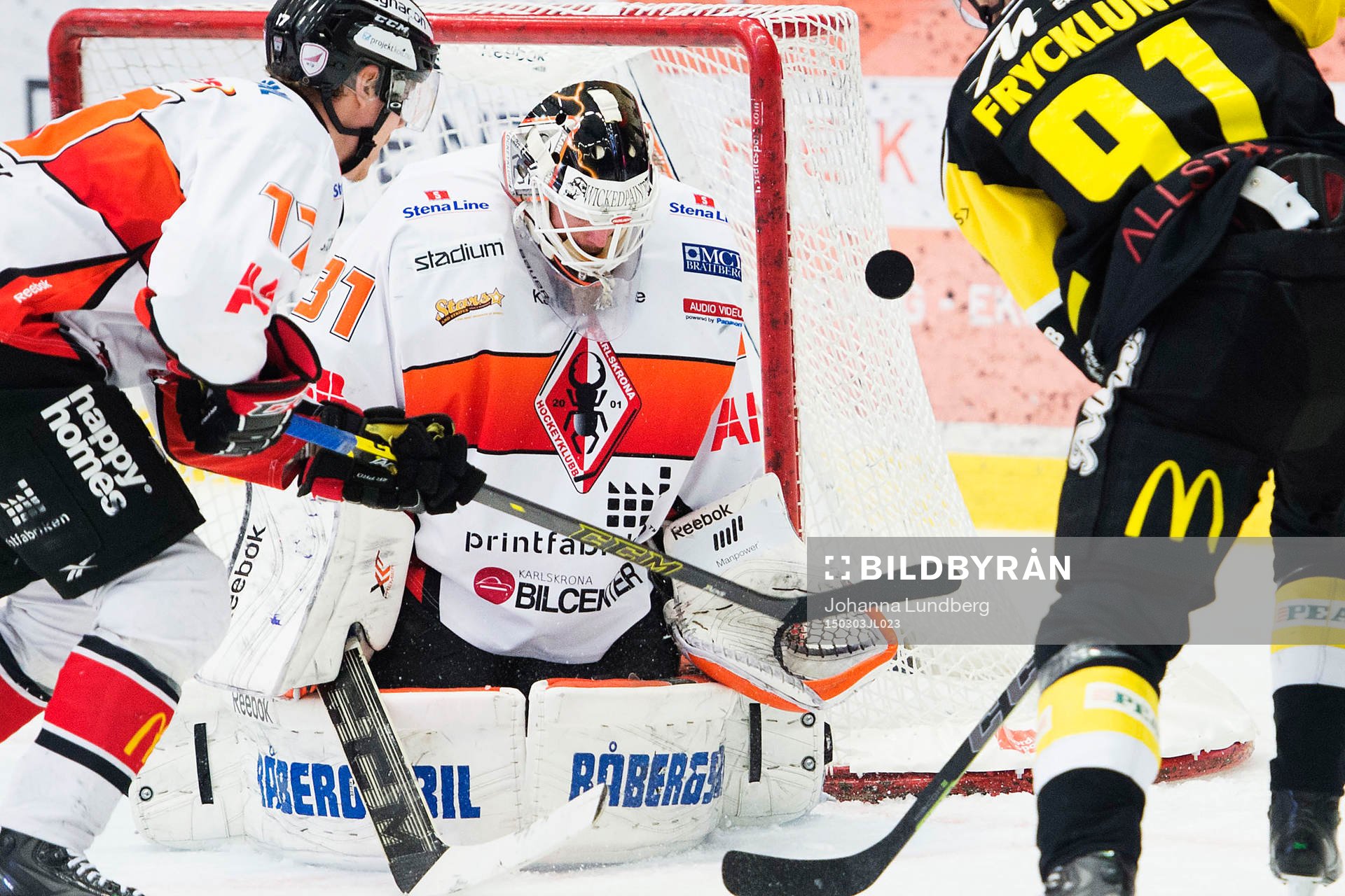 Karlskronas målvakt Patrick Galbraith