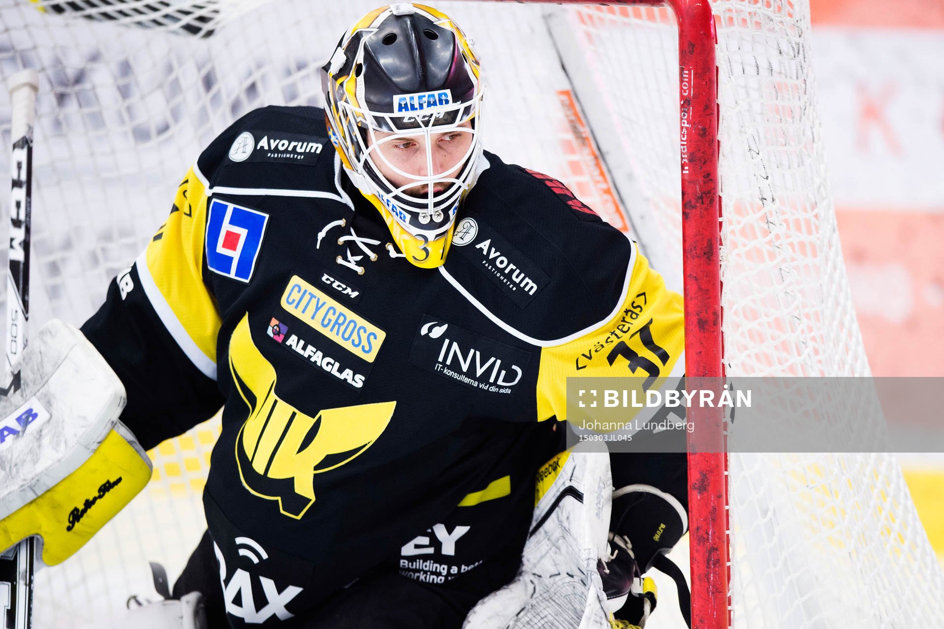 Västerås målvakt Jonatan Bjurö