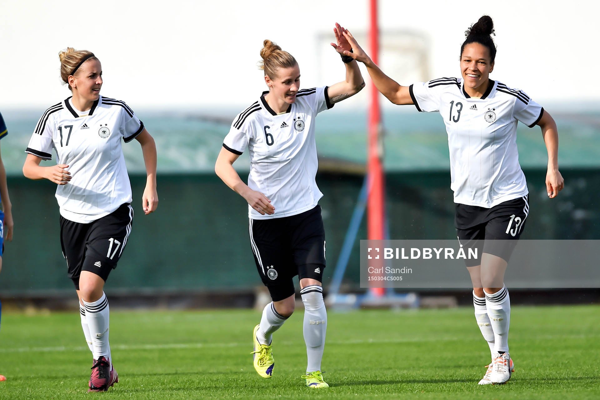 Tysklands Jennifer Cramer, Simone Laudehr och Celia Sasic