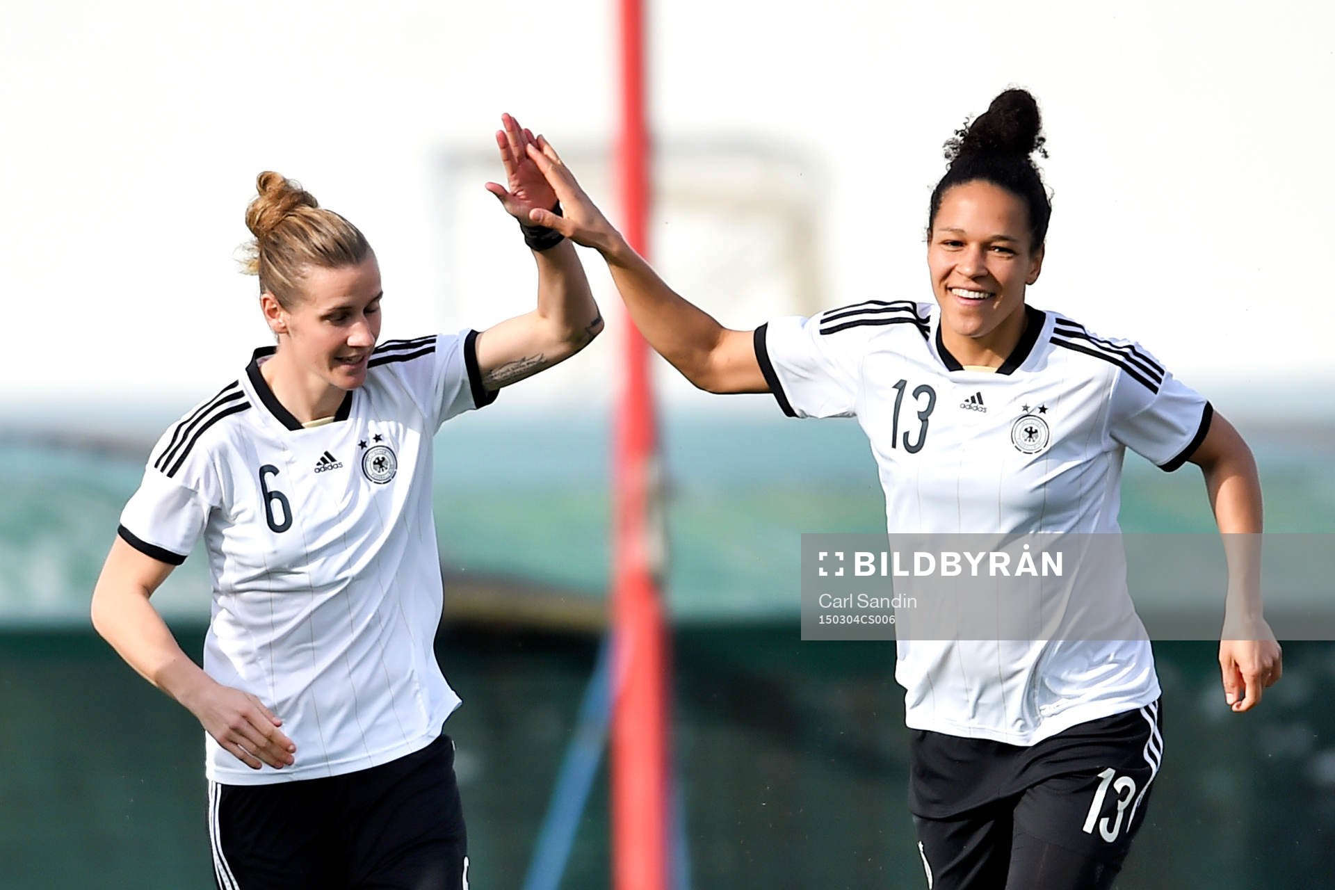 Tysklands Jennifer Cramer, Simone Laudehr och Celia Sasic