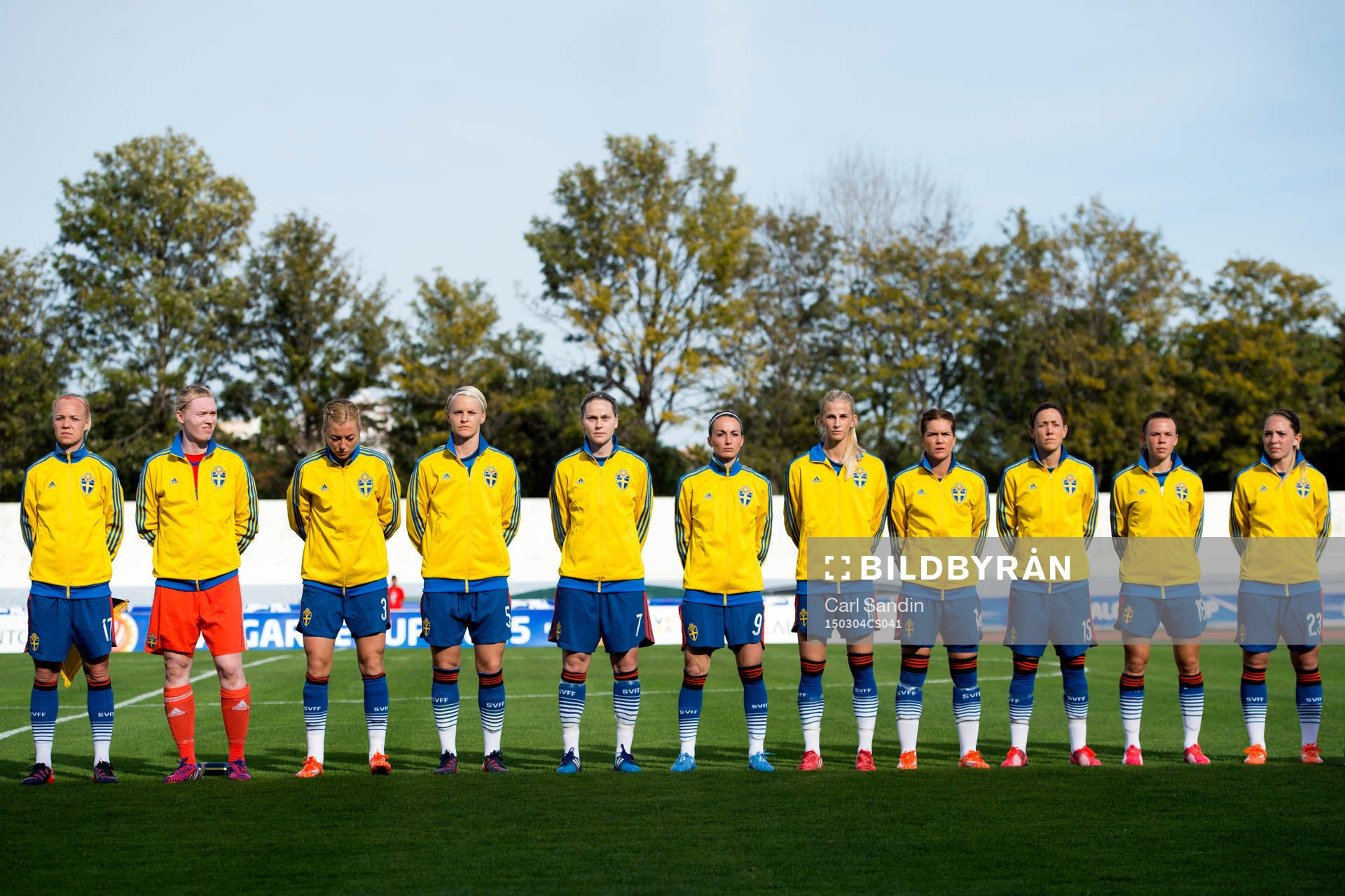 Sveriges Caroline Seger, målvakt Hedvig Lindahl, Linda