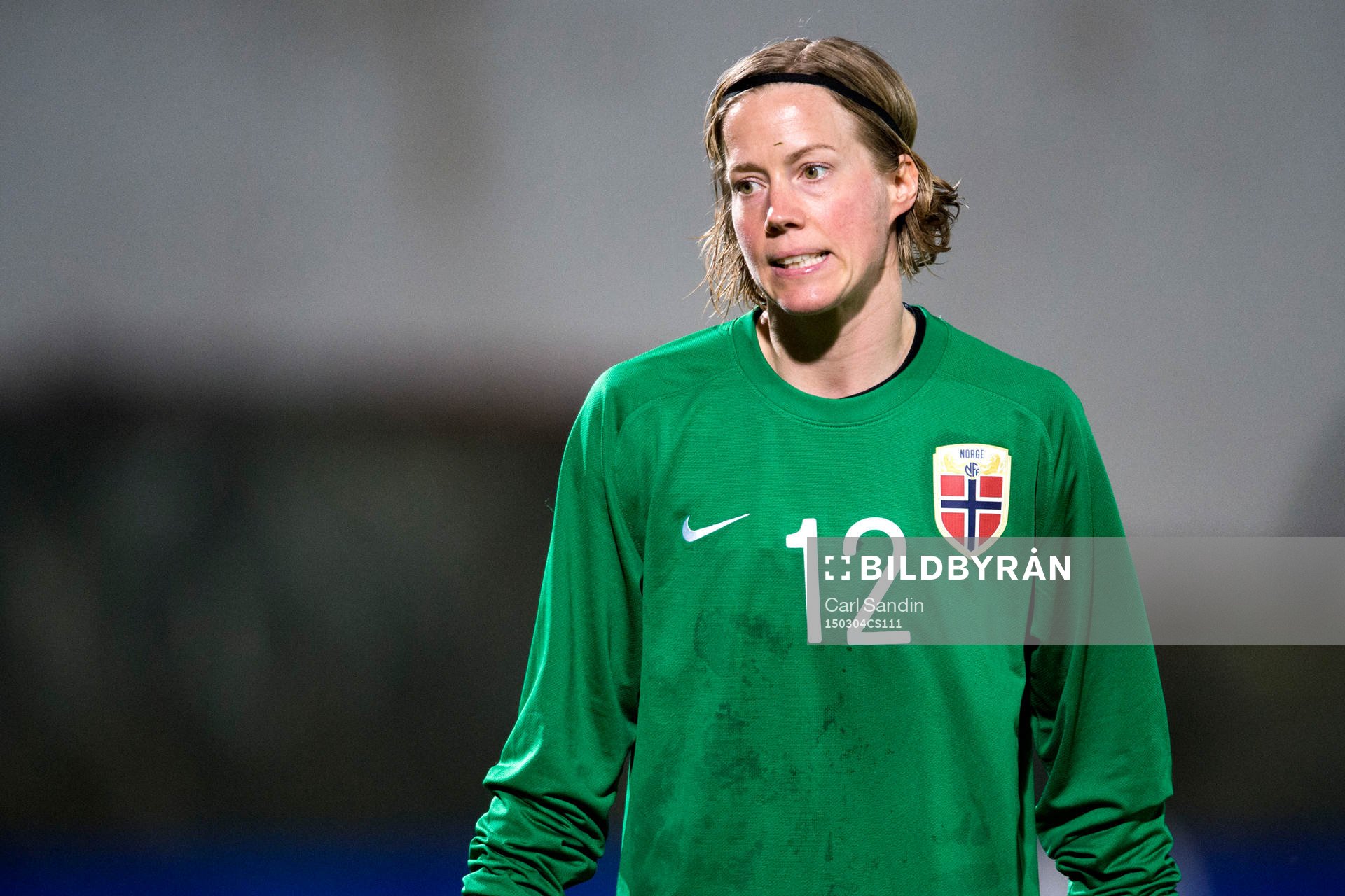 Norges målvakt Silje Vesterbekkmo deppar